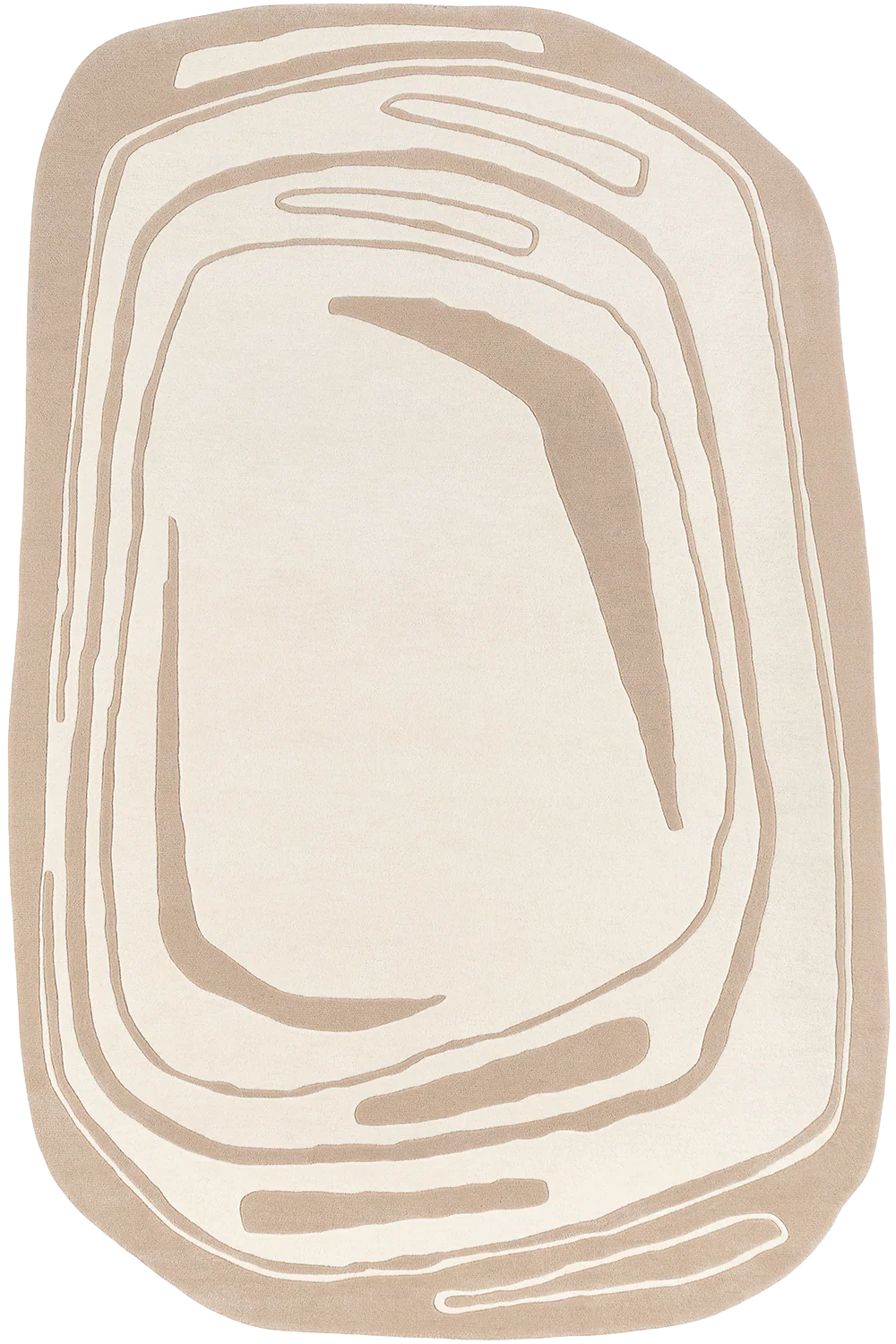 Premium Modern Neutral Wool Rug