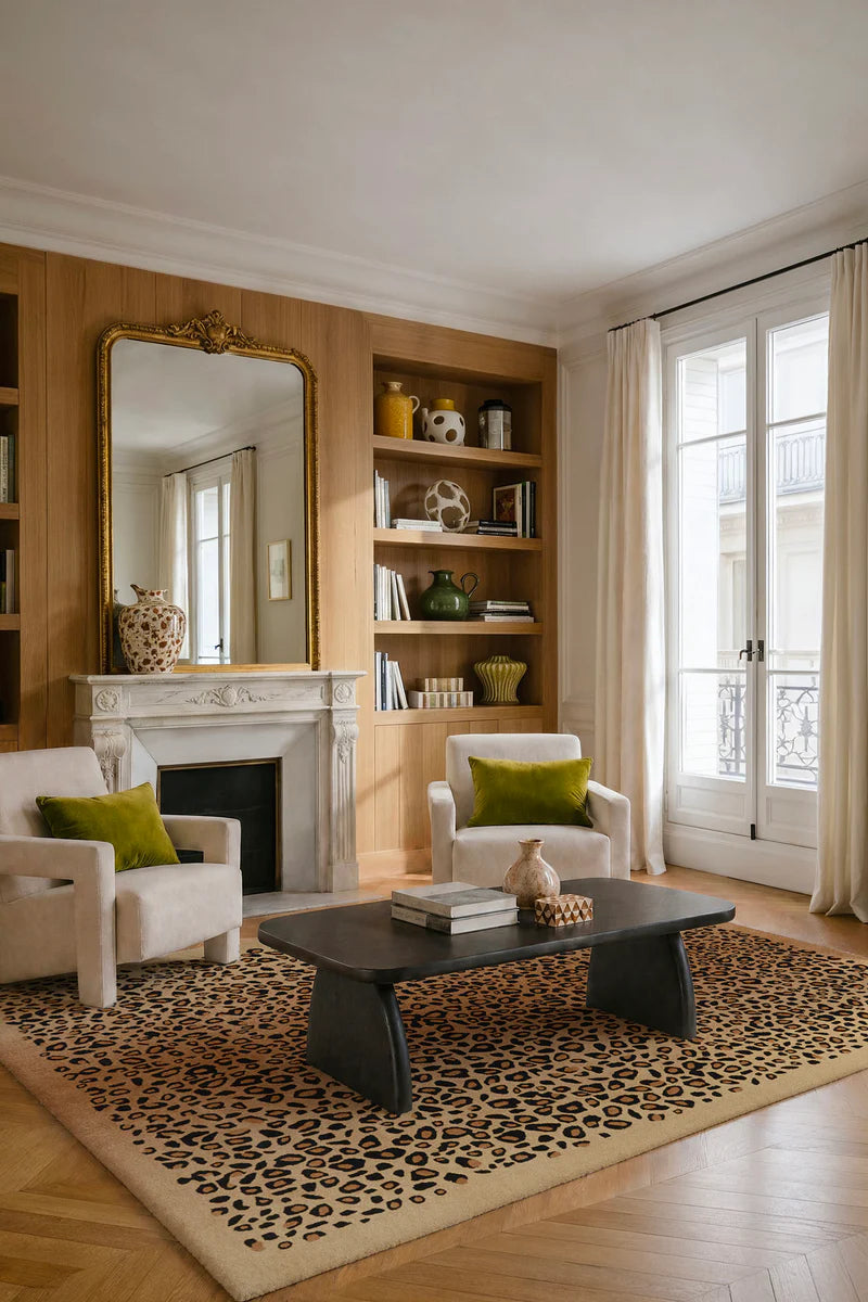Modern Leopard Pattern Carpet