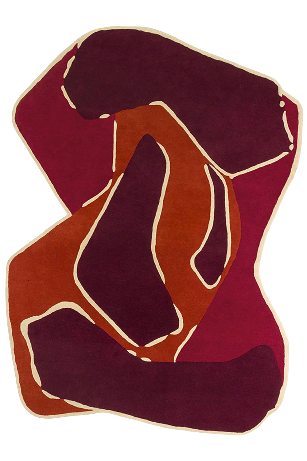 Hand-Tufted Artistic Silhouette Design Rug