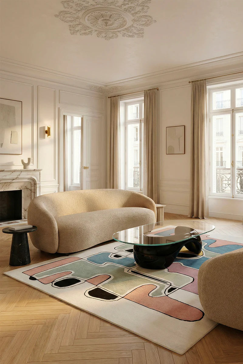 Contemporary Designer Area Carpet for Elegant Interiors