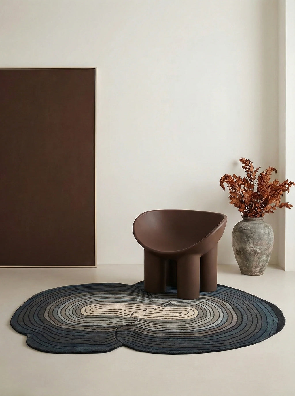 Ombre d'Ébène Hand-Tufted Rug