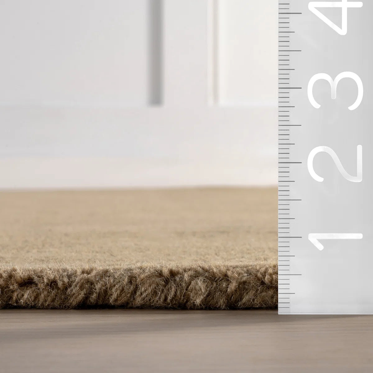 Earthy Bronze Curved Organic Rug