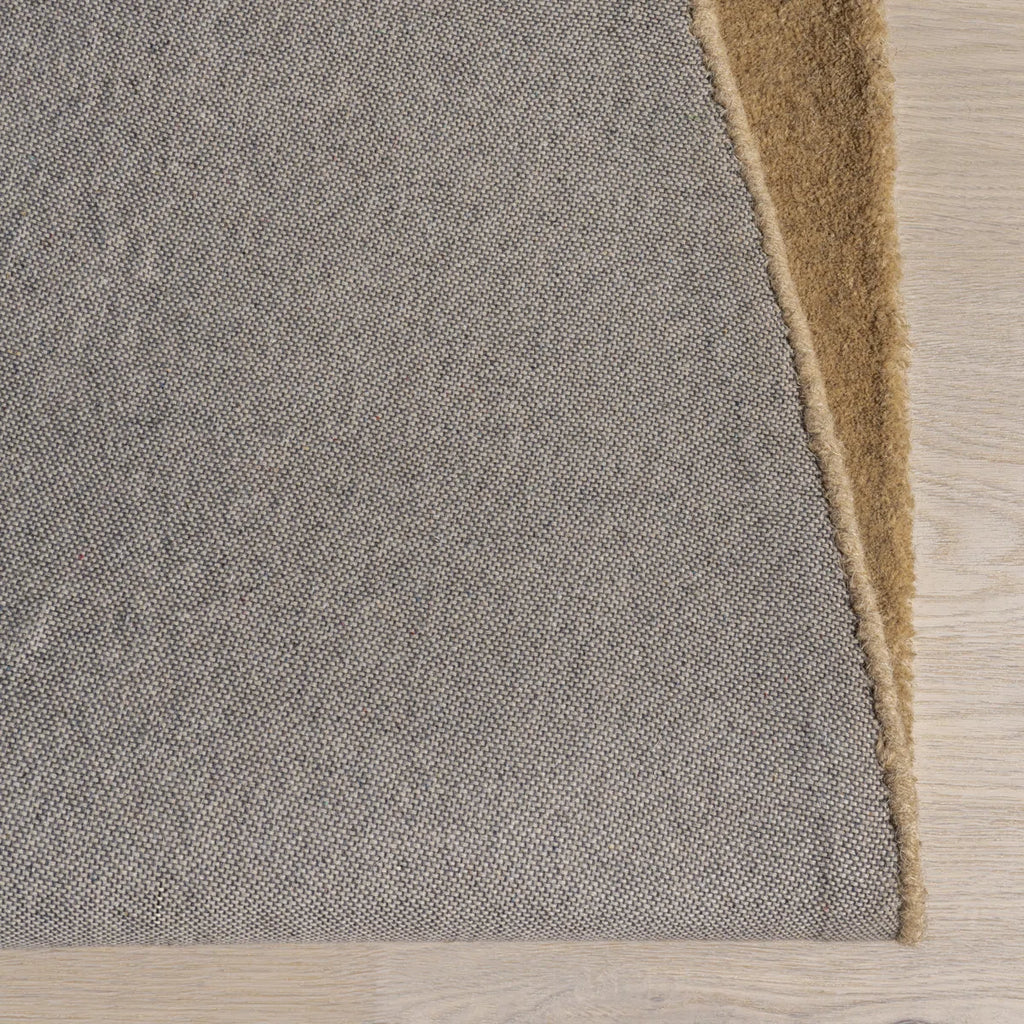 Earthy Bronze Curved Organic Rug