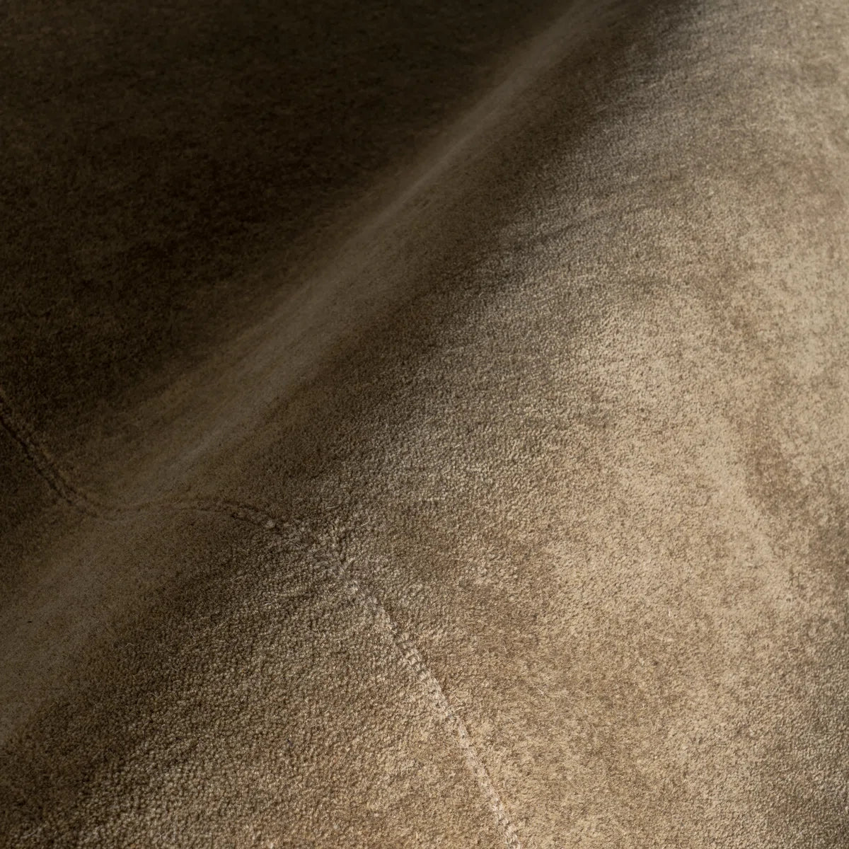 Earthy Bronze Curved Organic Rug