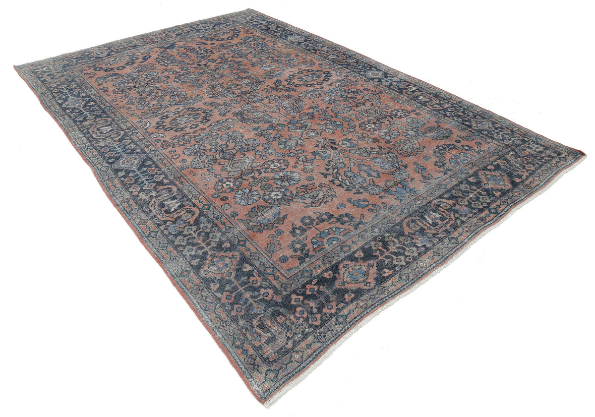 Vintage Grandeur Hand-Knotted Pure Wool Rug