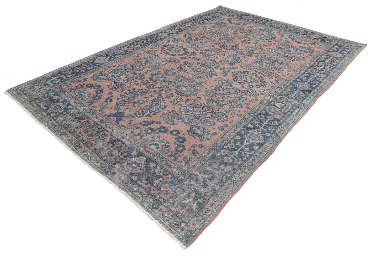 Vintage Grandeur Hand-Knotted Pure Wool Rug