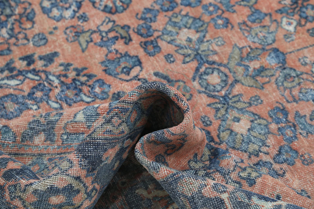 Vintage Grandeur Hand-Knotted Pure Wool Rug