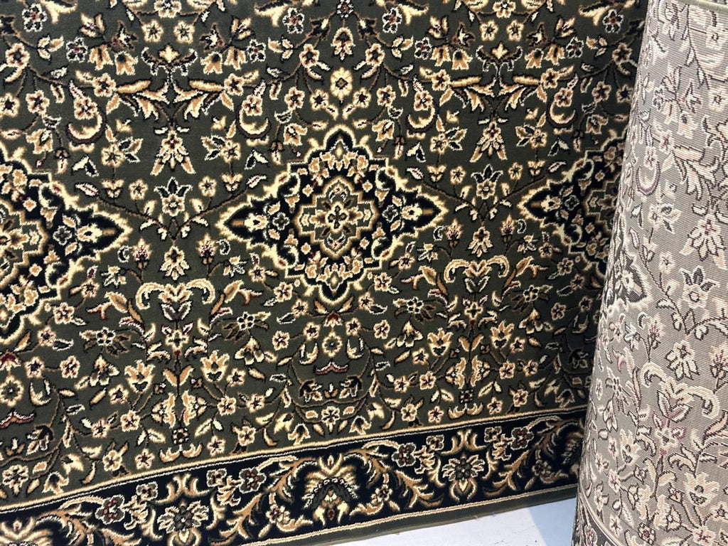 Traditional Olive Janamaz Carpet Prayer Mat