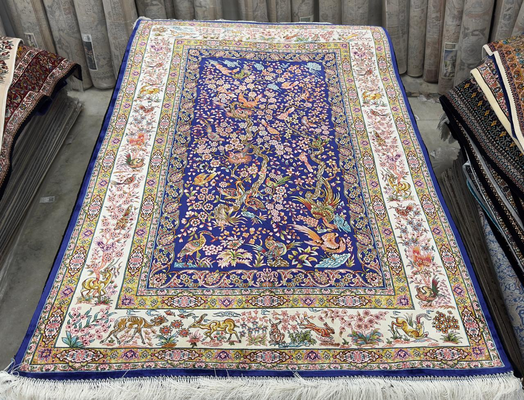 The Royal Peacock Garden Carpet