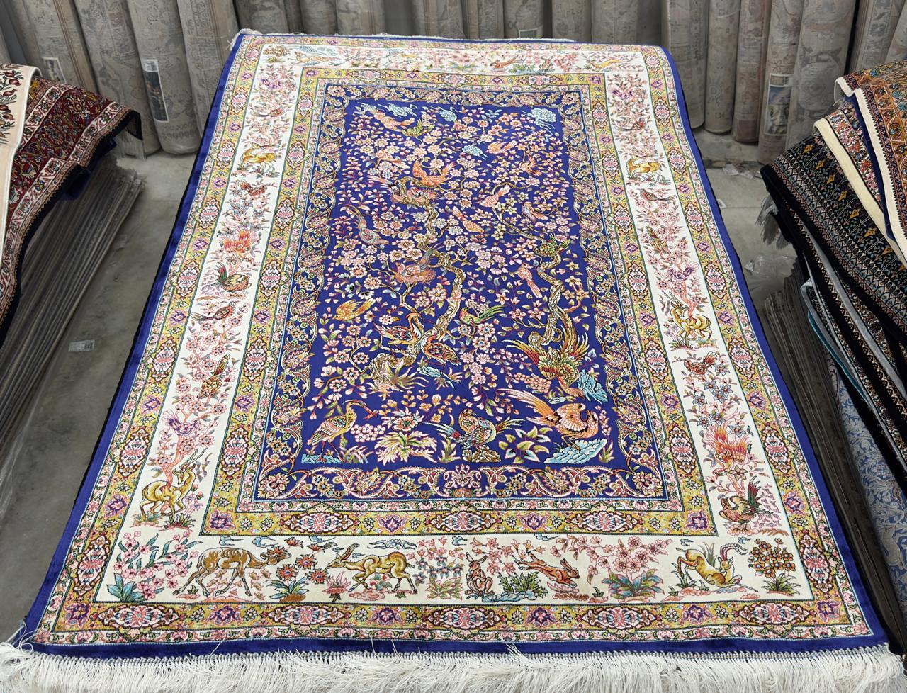 The Royal Peacock Garden Carpet