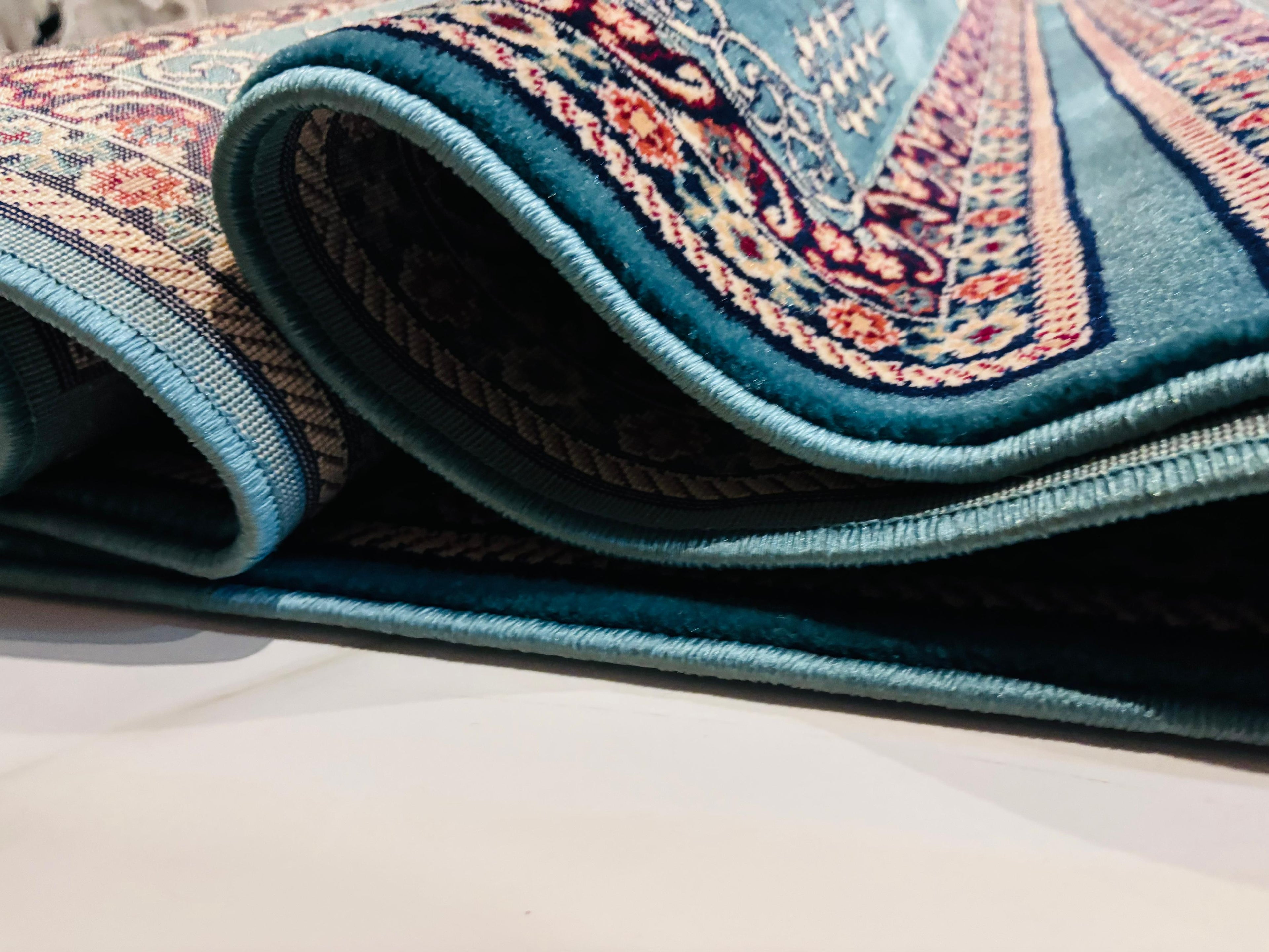 Soft Turkish Style Janamaz Prayer Mat for Daily Salah