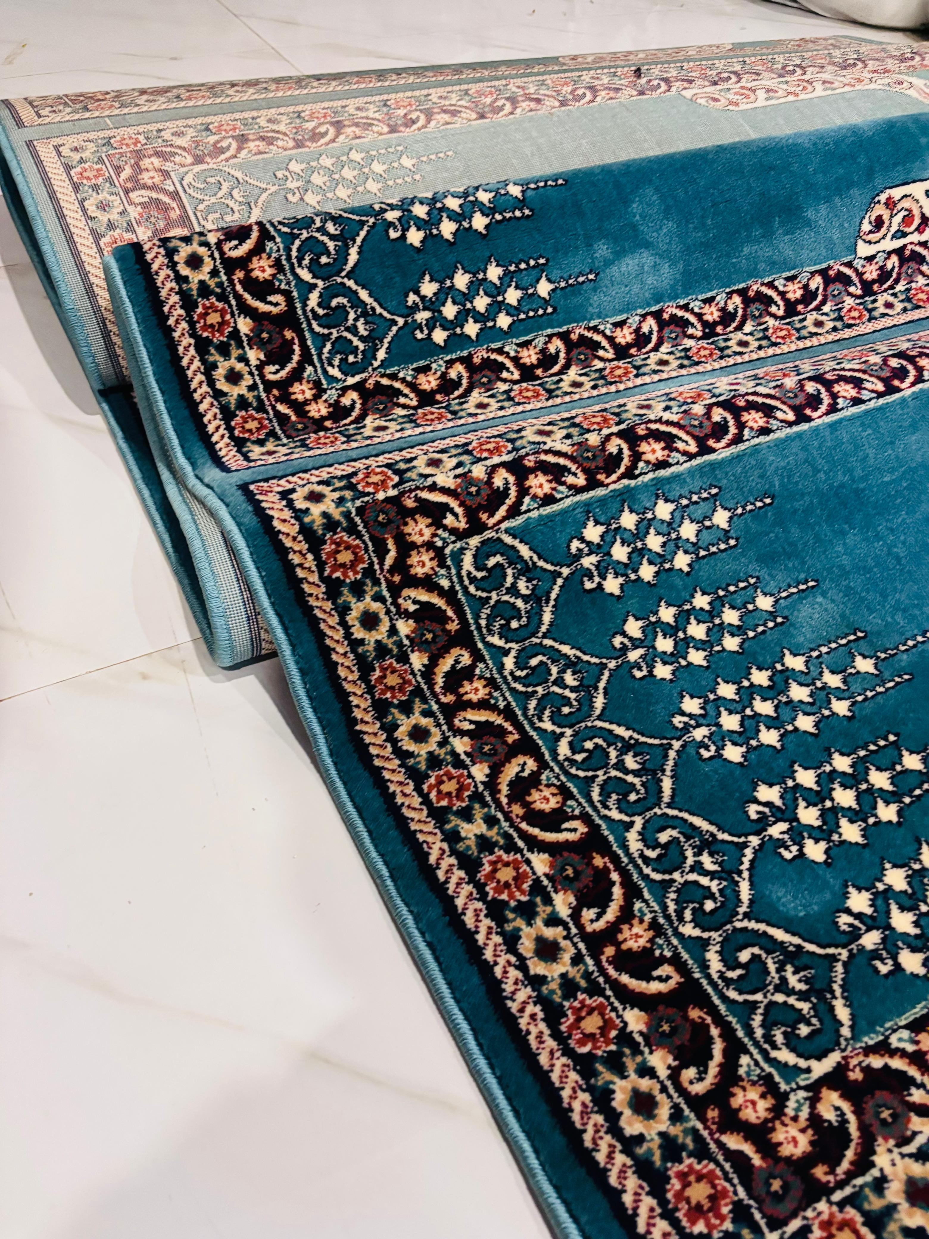Soft Turkish Style Janamaz Prayer Mat for Daily Salah