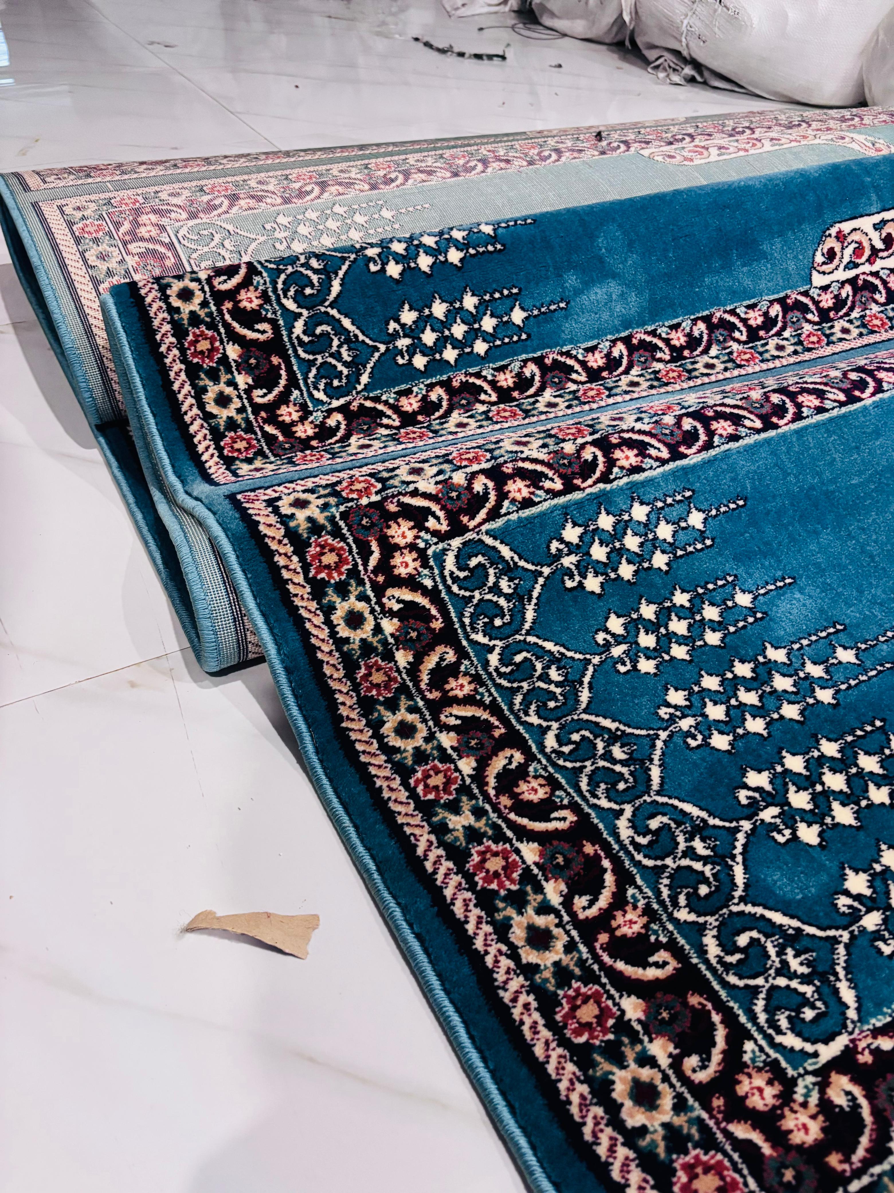 Soft Turkish Style Janamaz Prayer Mat for Daily Salah