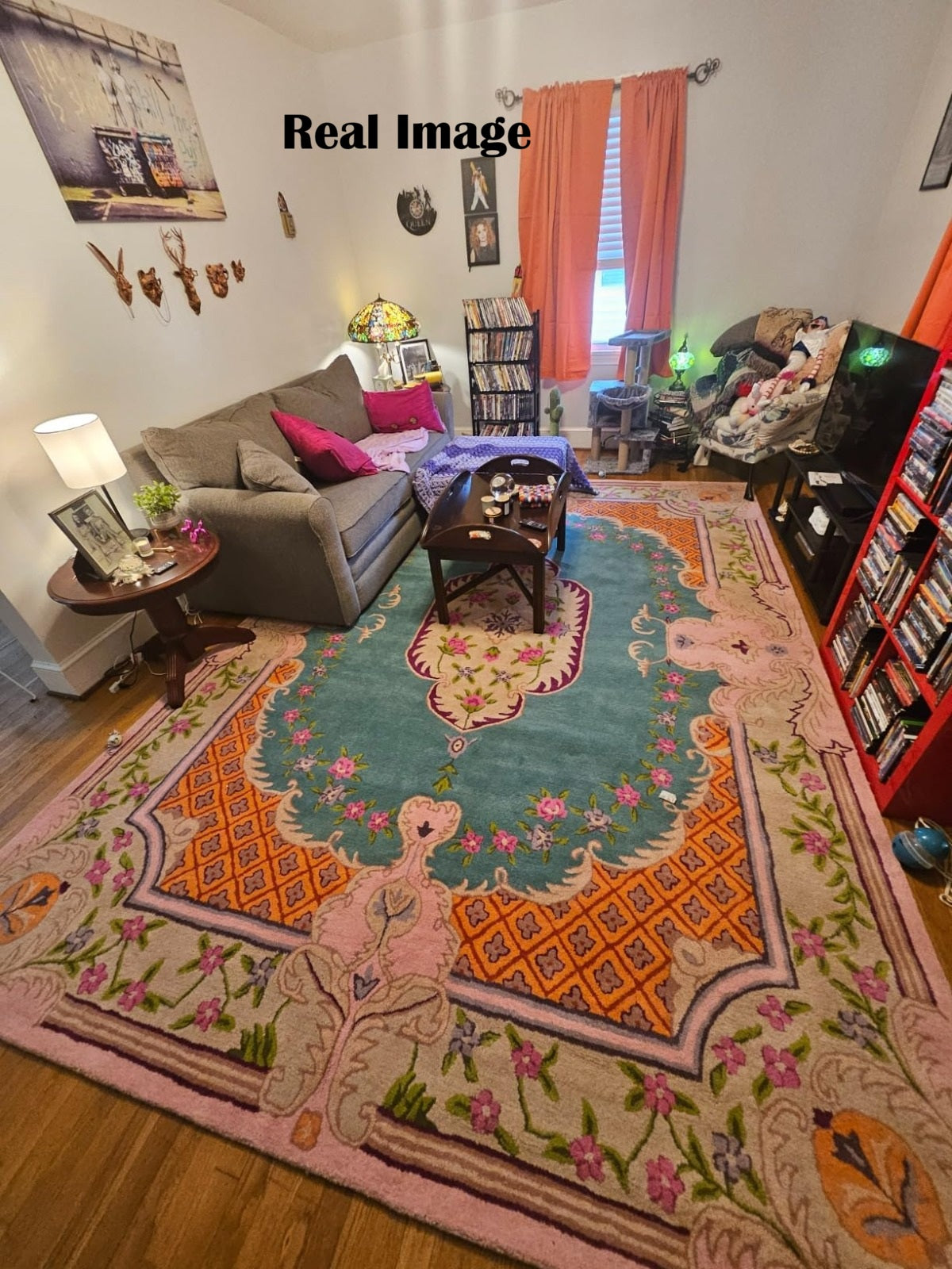 Elite Teal Persian Style Carpet & Rug