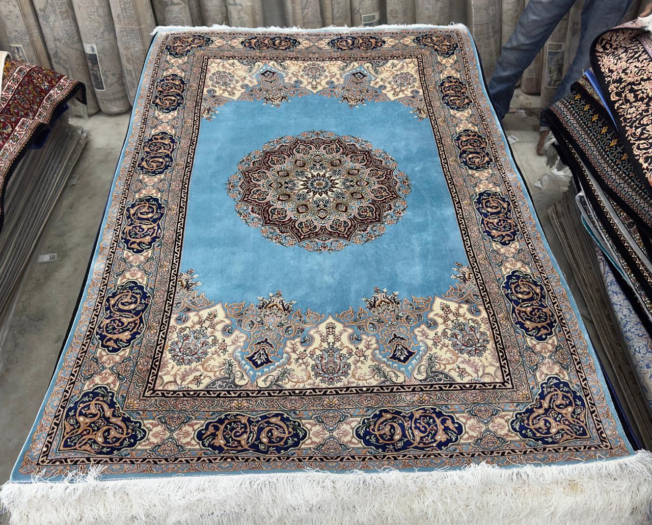 Celestial Irani Azure Palace Rug