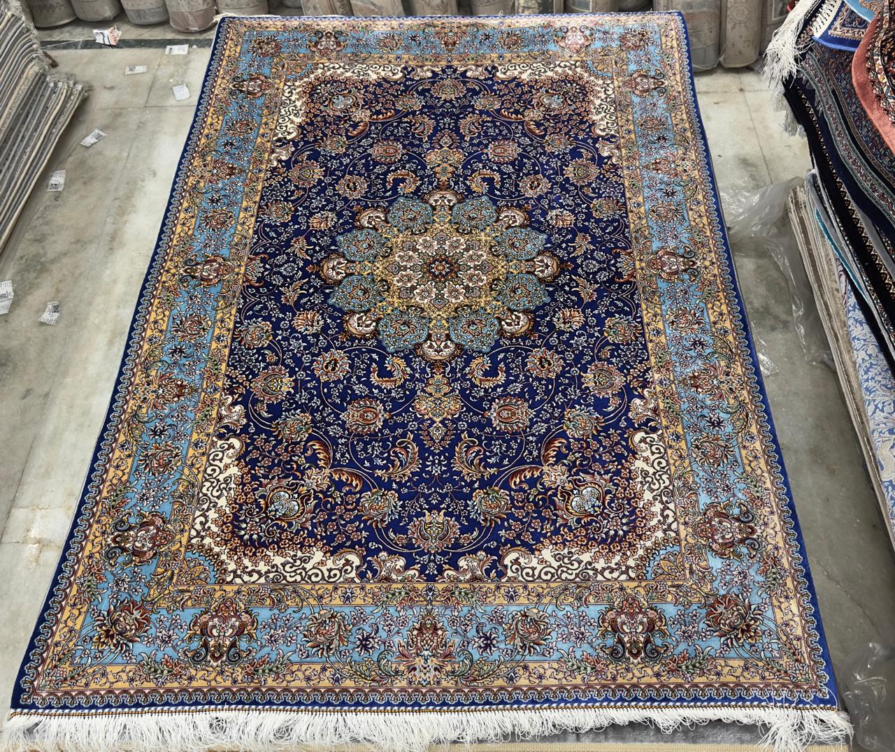 Celestial Sapphire Irani Carpet