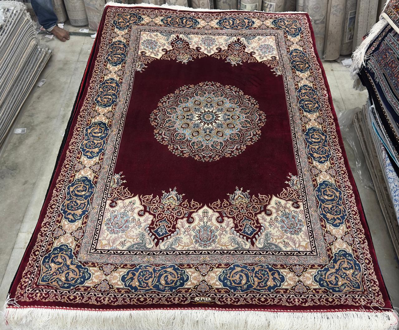 Imperial Maroon Irani Heritage Carpet