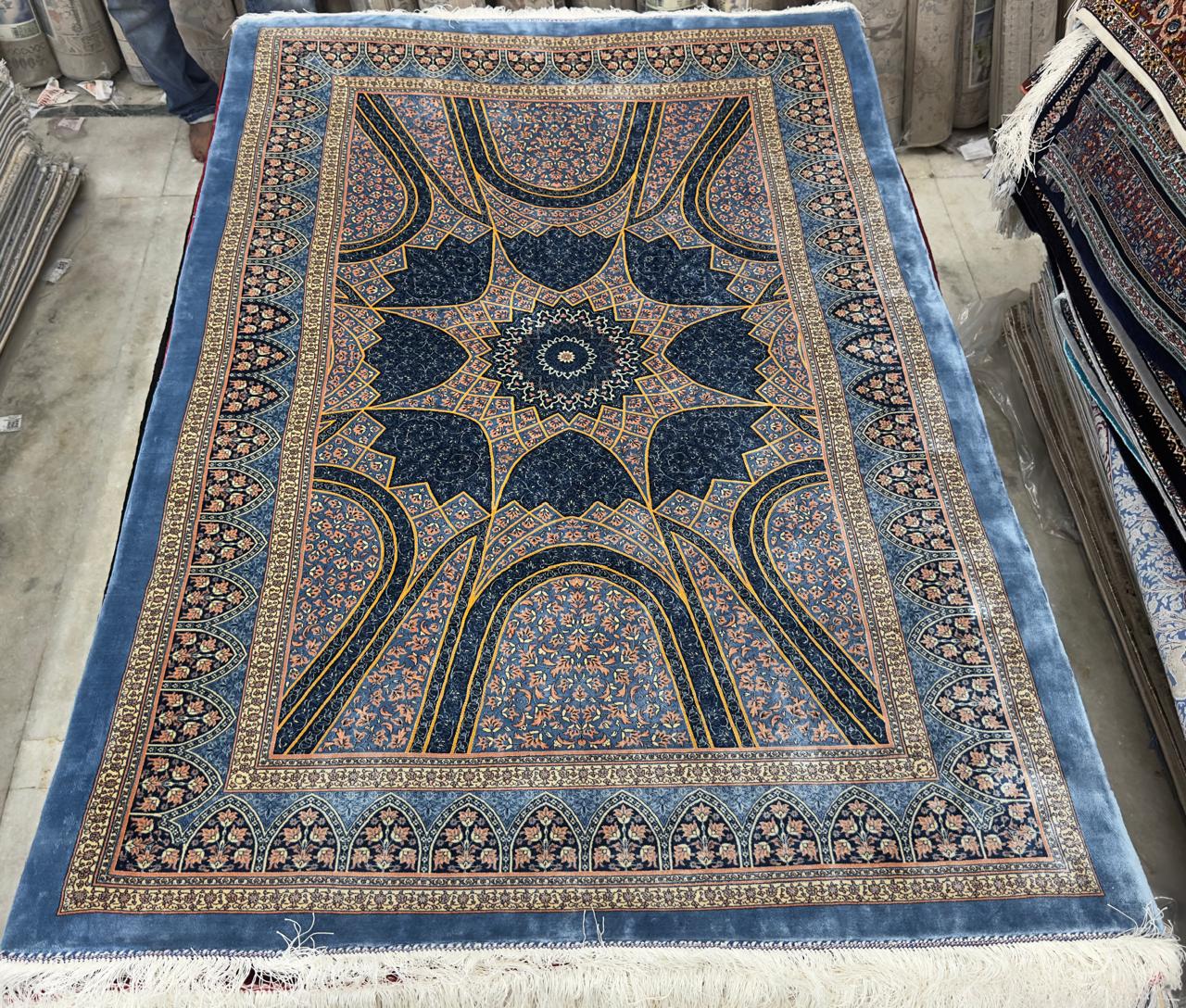 Royal Irani Mosque Arch Designer Carpet