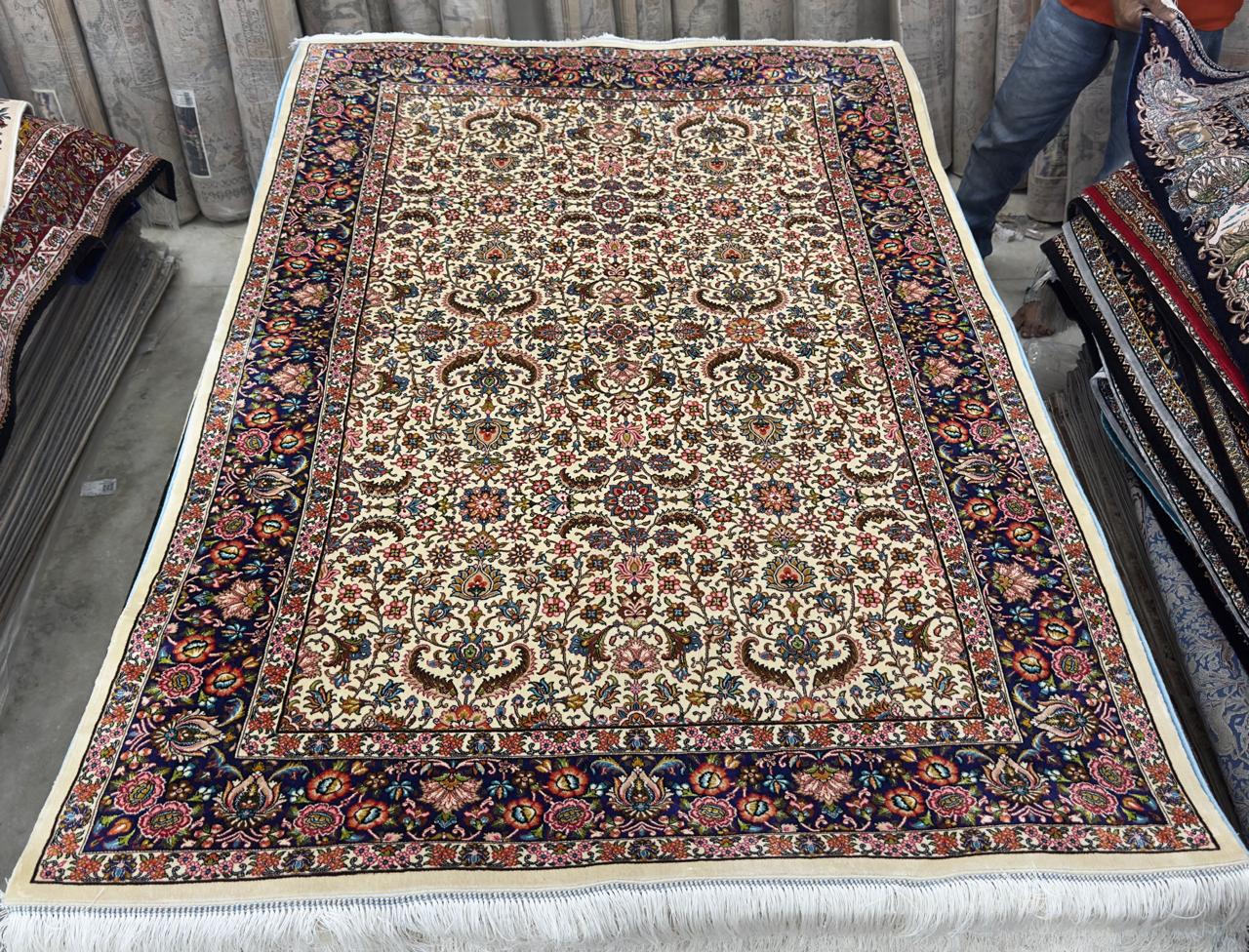Ivory Imperial Blossom Carpet
