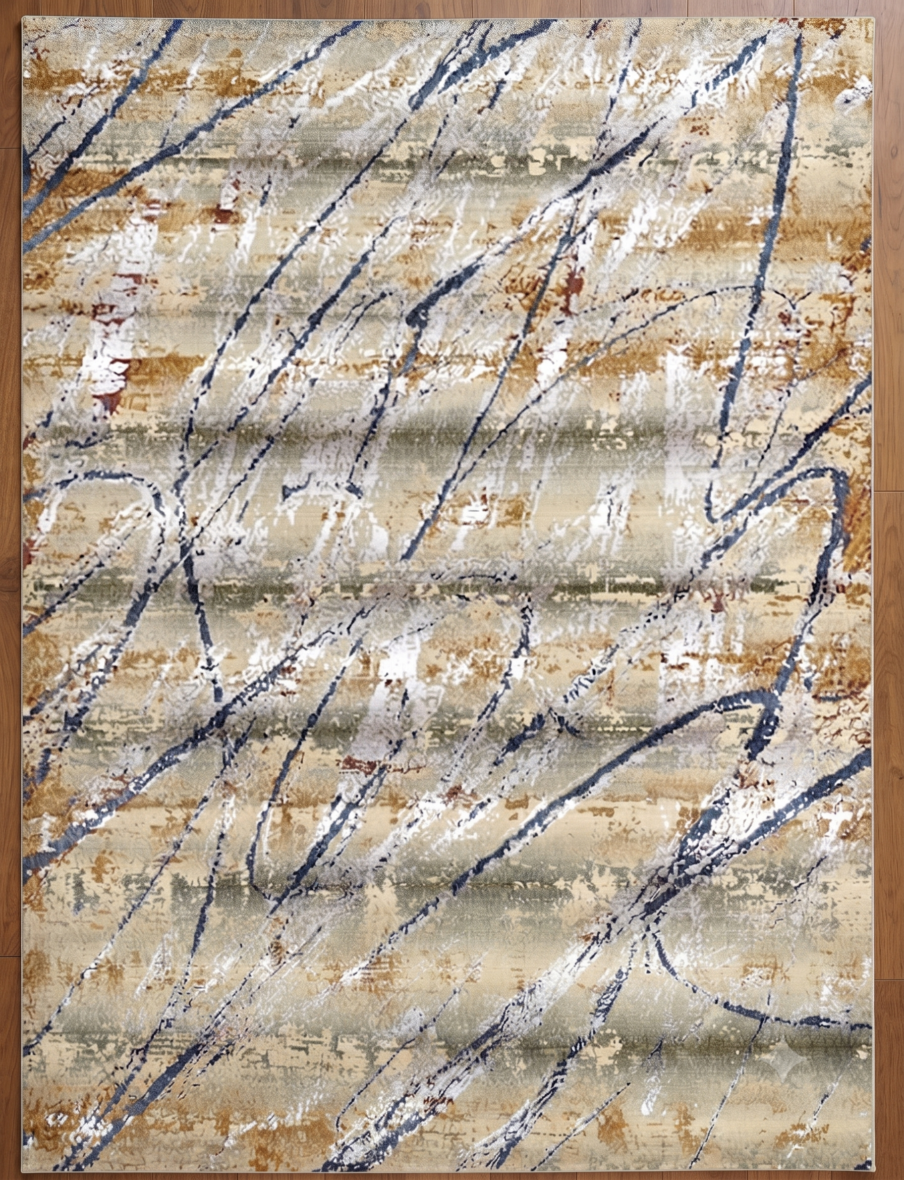 Abstract Multi Streaks Carpet