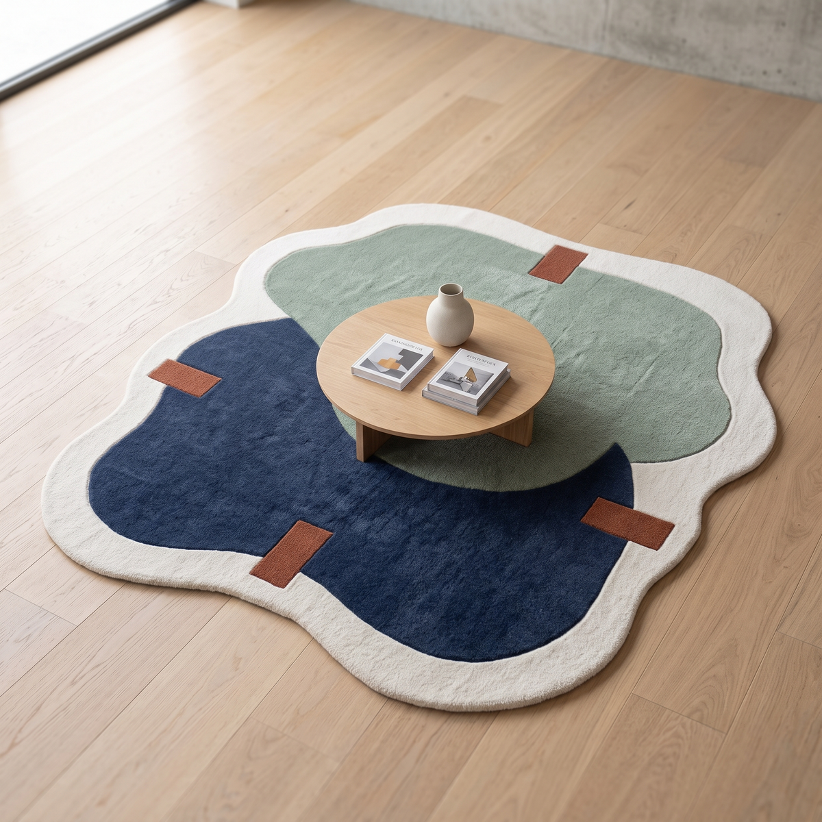 Organic Harmony Hand Tufted Wool Rug