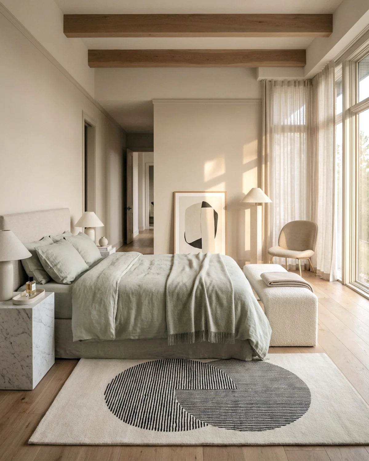 Premium Abstract Circle Carpet