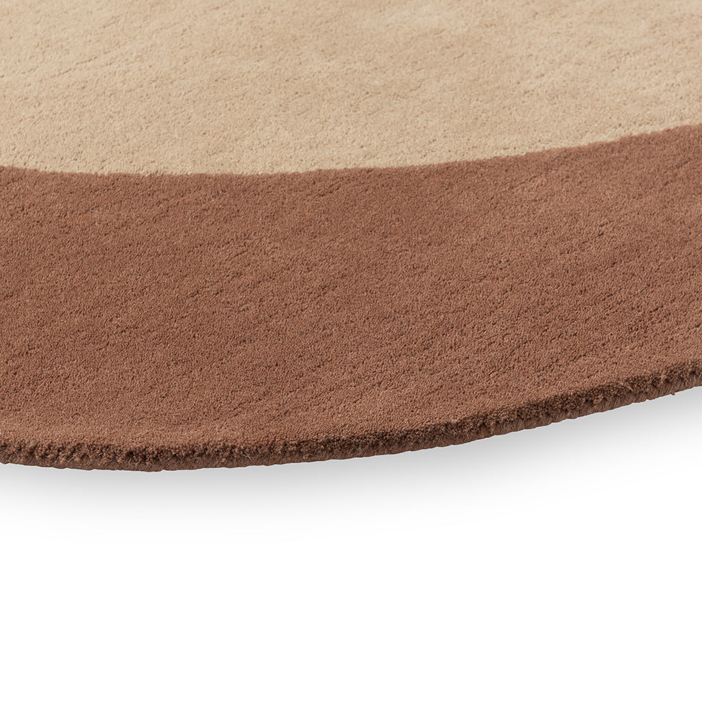 Mocha Eclipse Wool Rug