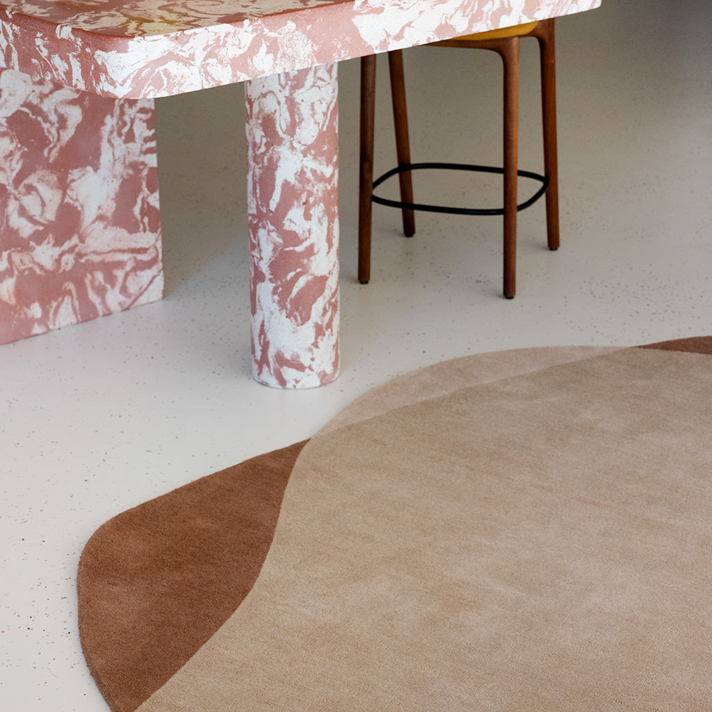 Mocha Eclipse Wool Rug