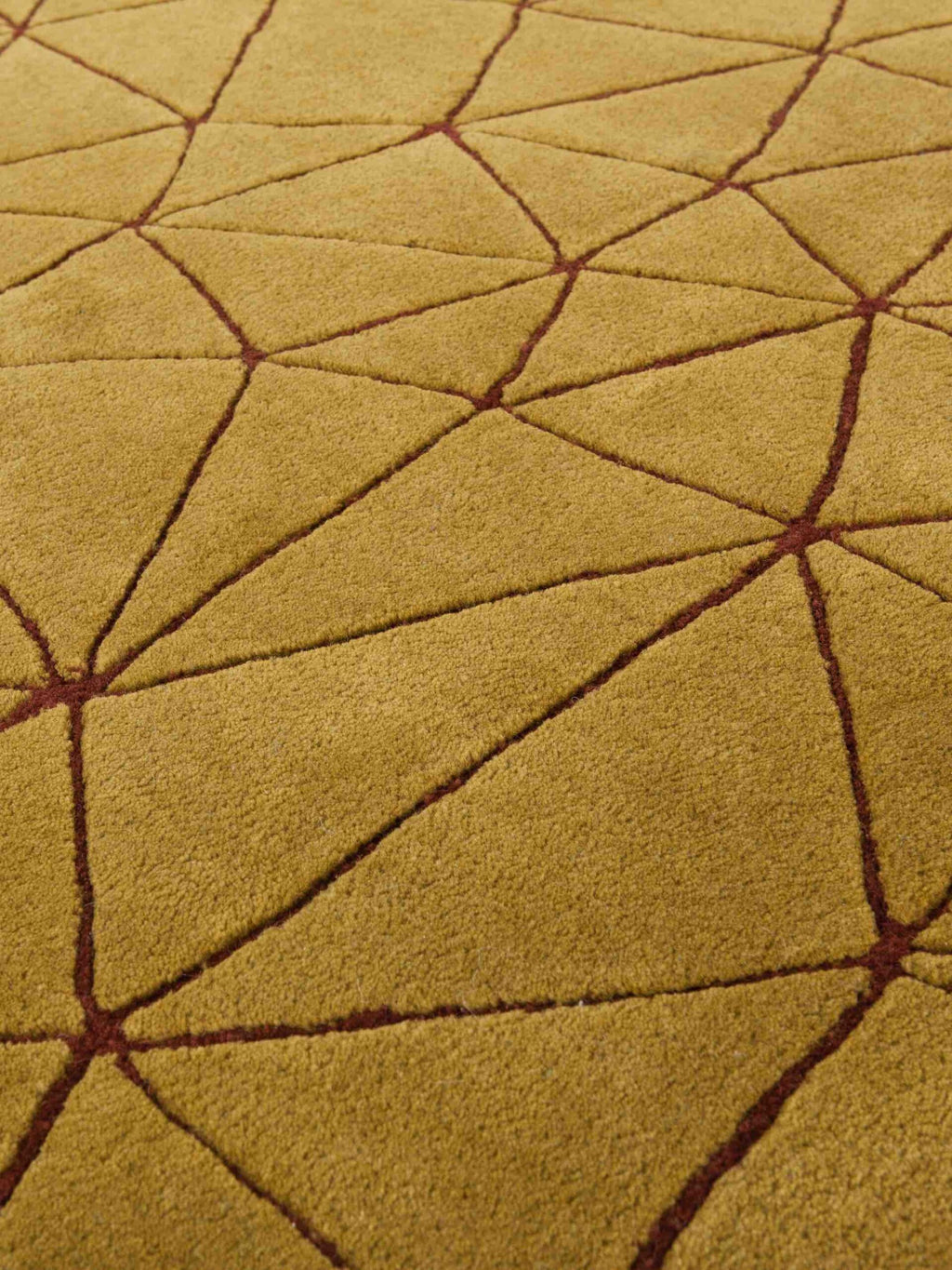 Honeycomb Facet Wool Rug
