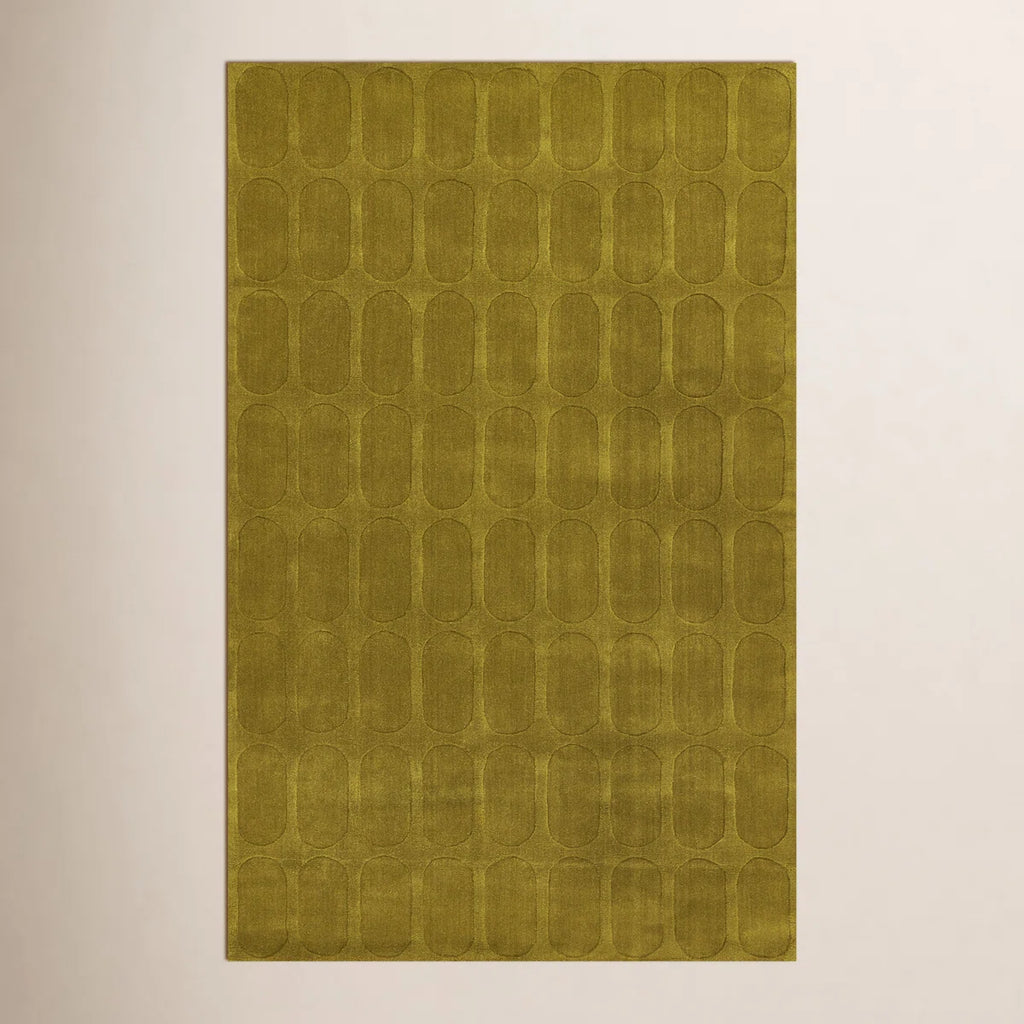 Olive Capsule Wool Rug