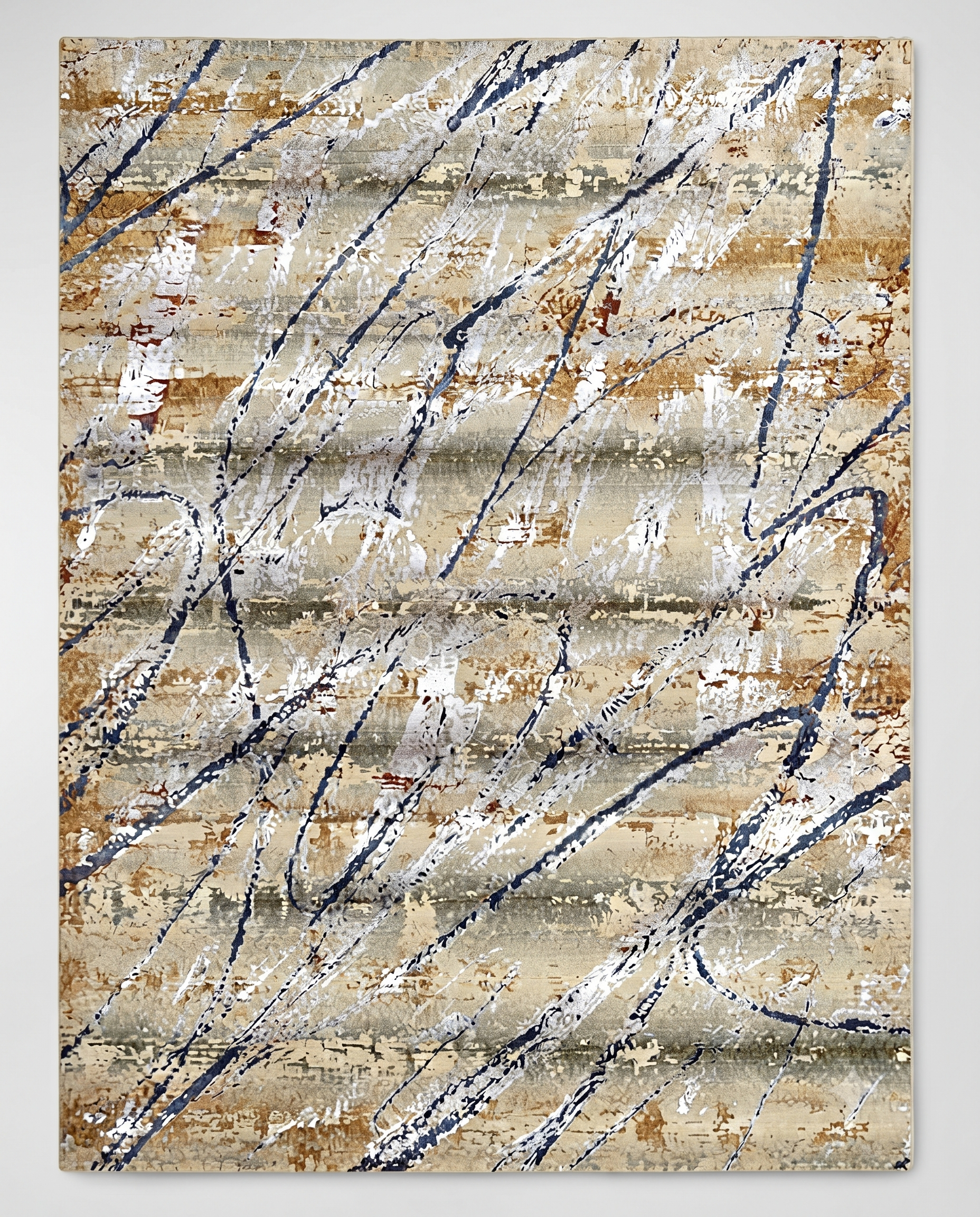 Abstract Multi Streaks Carpet