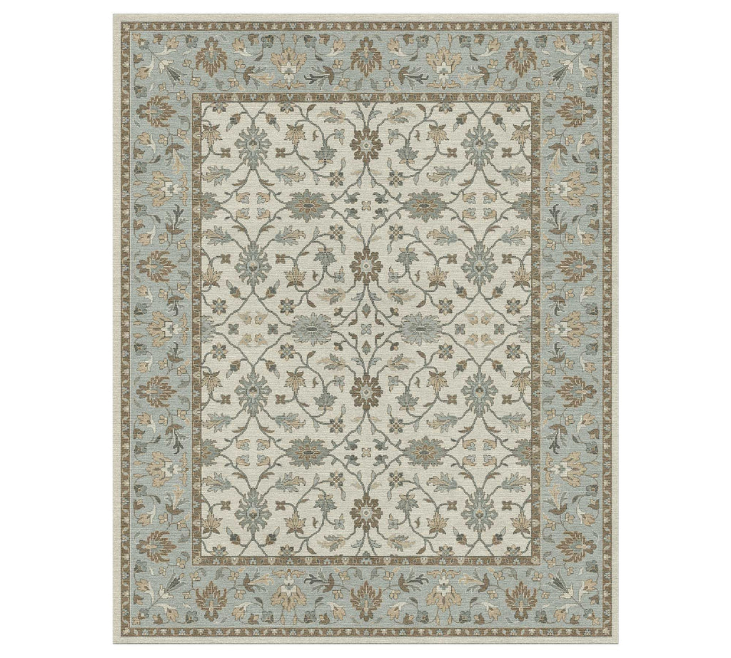 Luxury Cream Hand Tufted Wool Rug