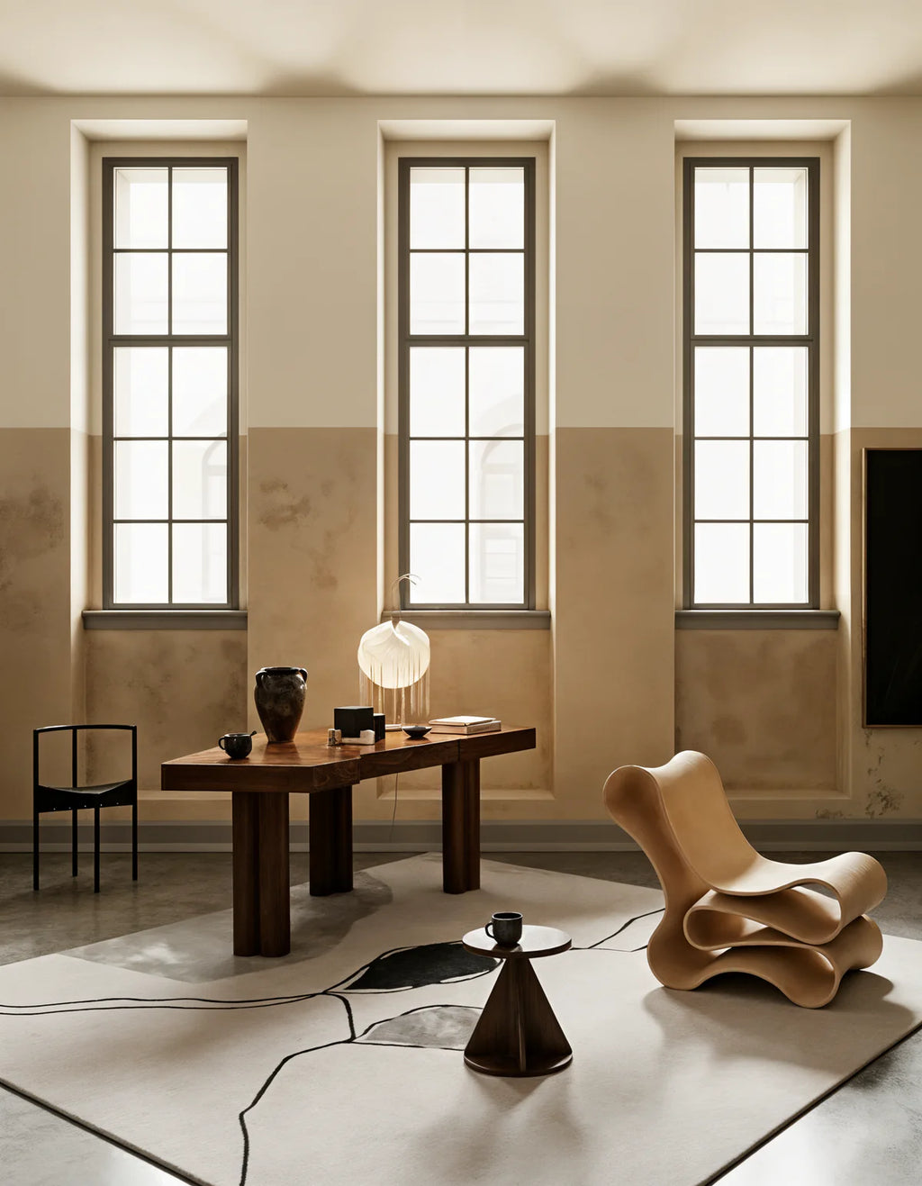 Contemporary Abstract Designer Carpet