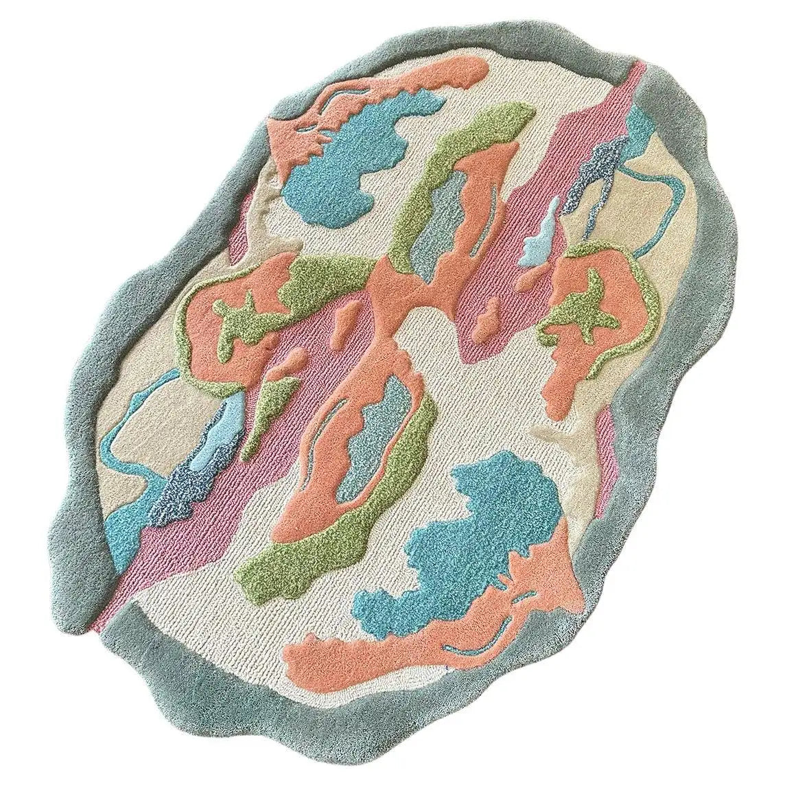 Artistic Landscape Multicolor High-End Area Carpet