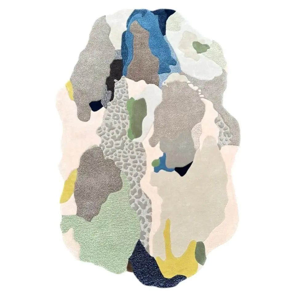 Organic Neutral Flow Premium Designer Rug