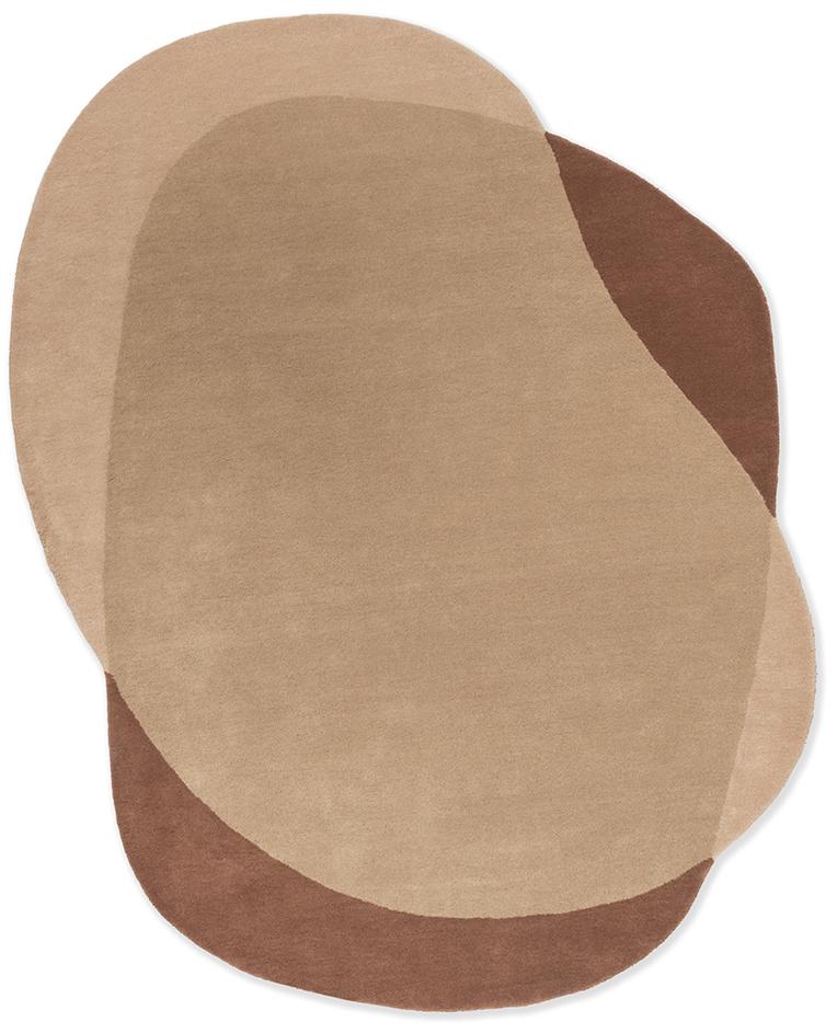 Mocha Eclipse Wool Rug