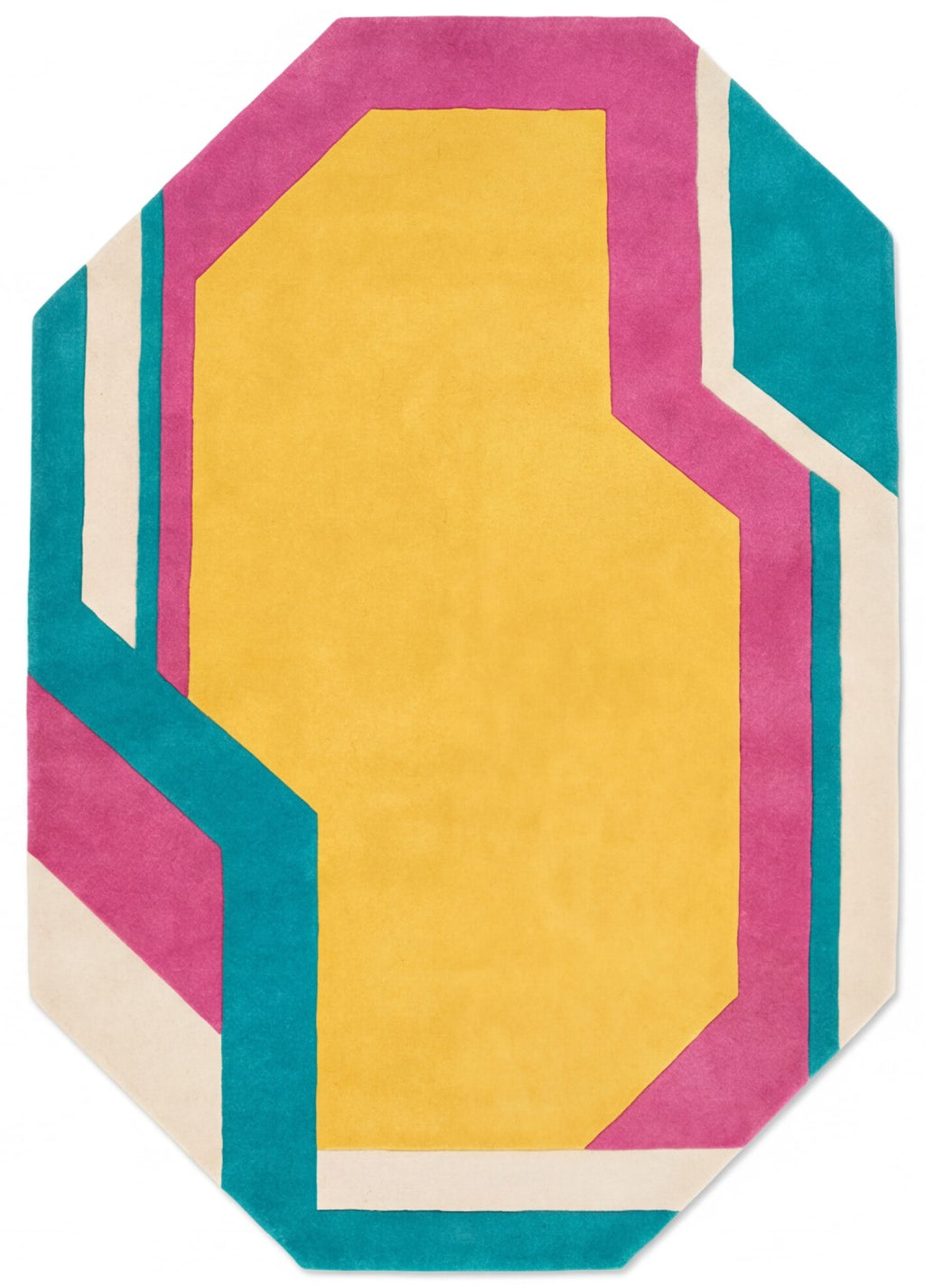 Haute Couture Hand-Tufted Wool Area Rug