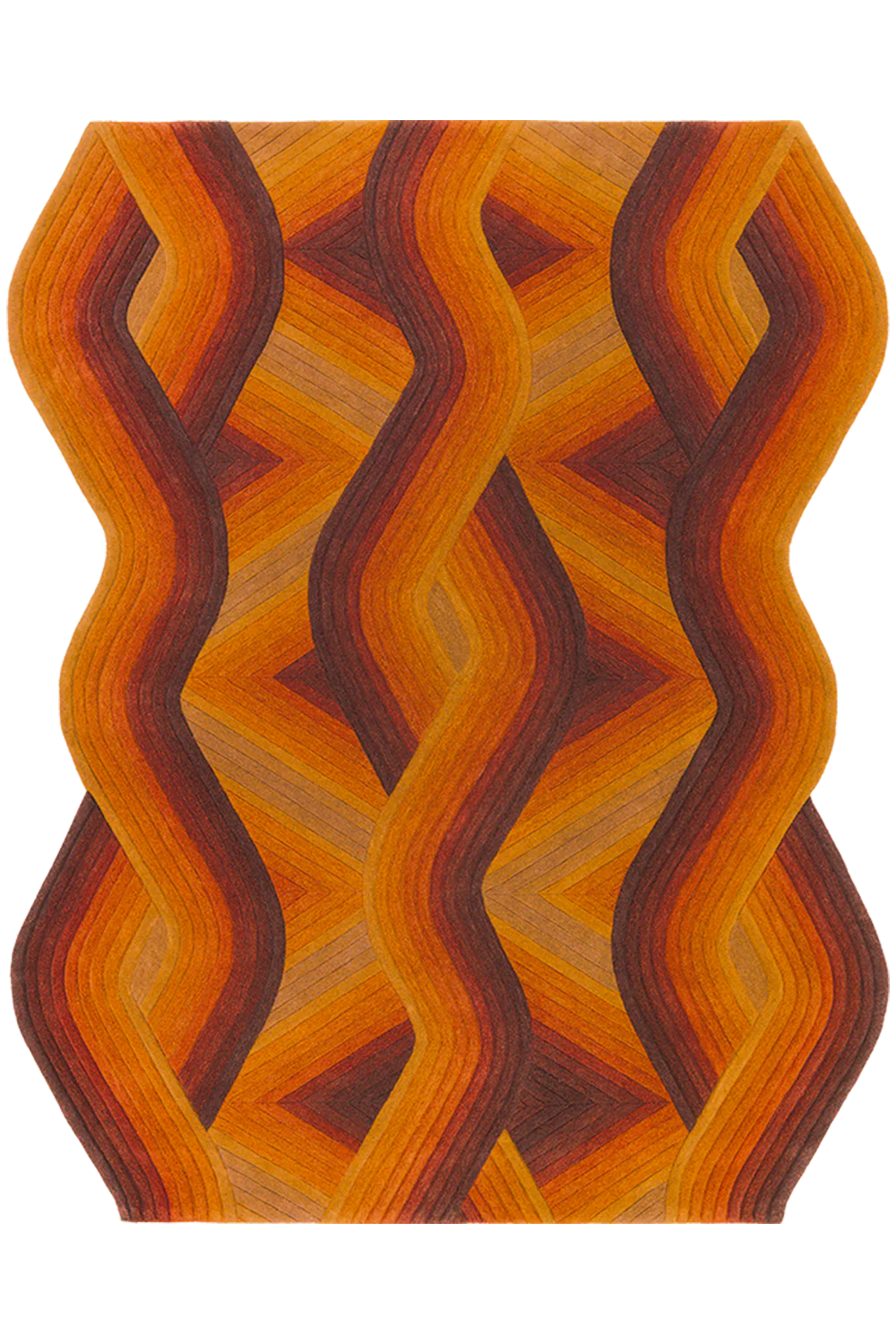 Modern Artistic Wave Rug