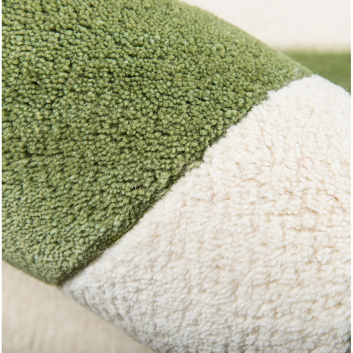 Verdant Triangle Wool Rug