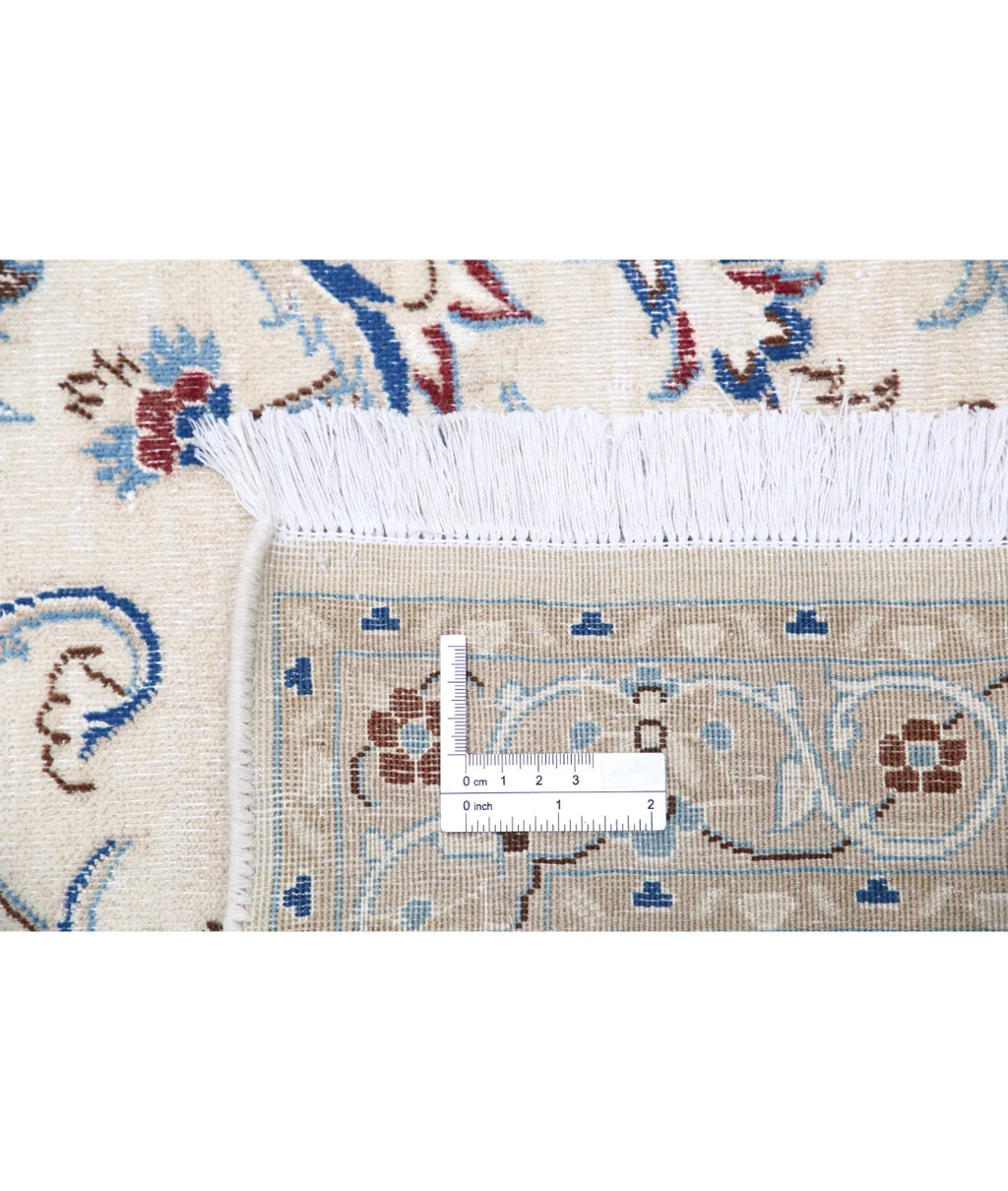 Hand-Knotted Persian Medallion Wool & Silk Inlay Luxury Rug
