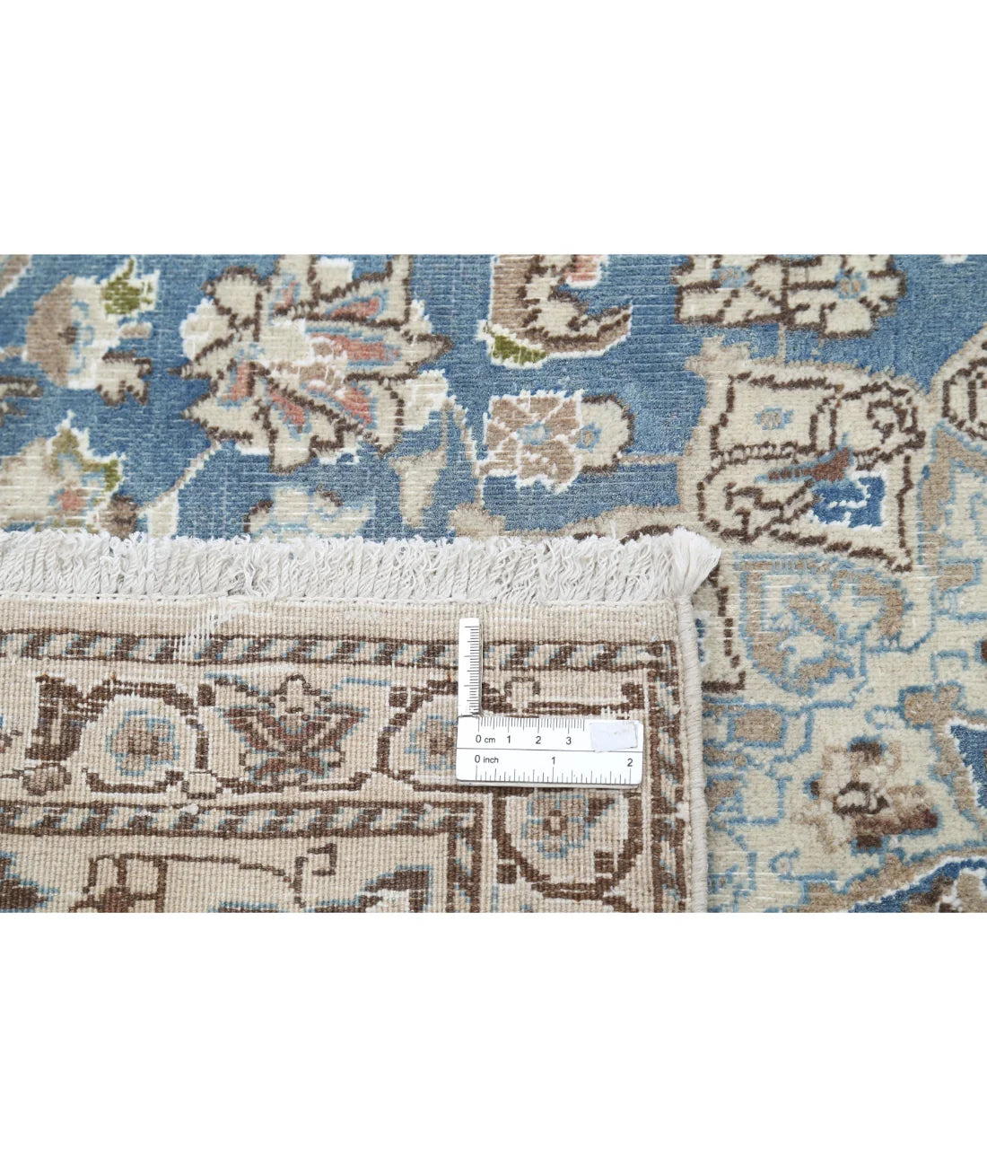 Hand-Knotted Royal Blue Medallion Rug