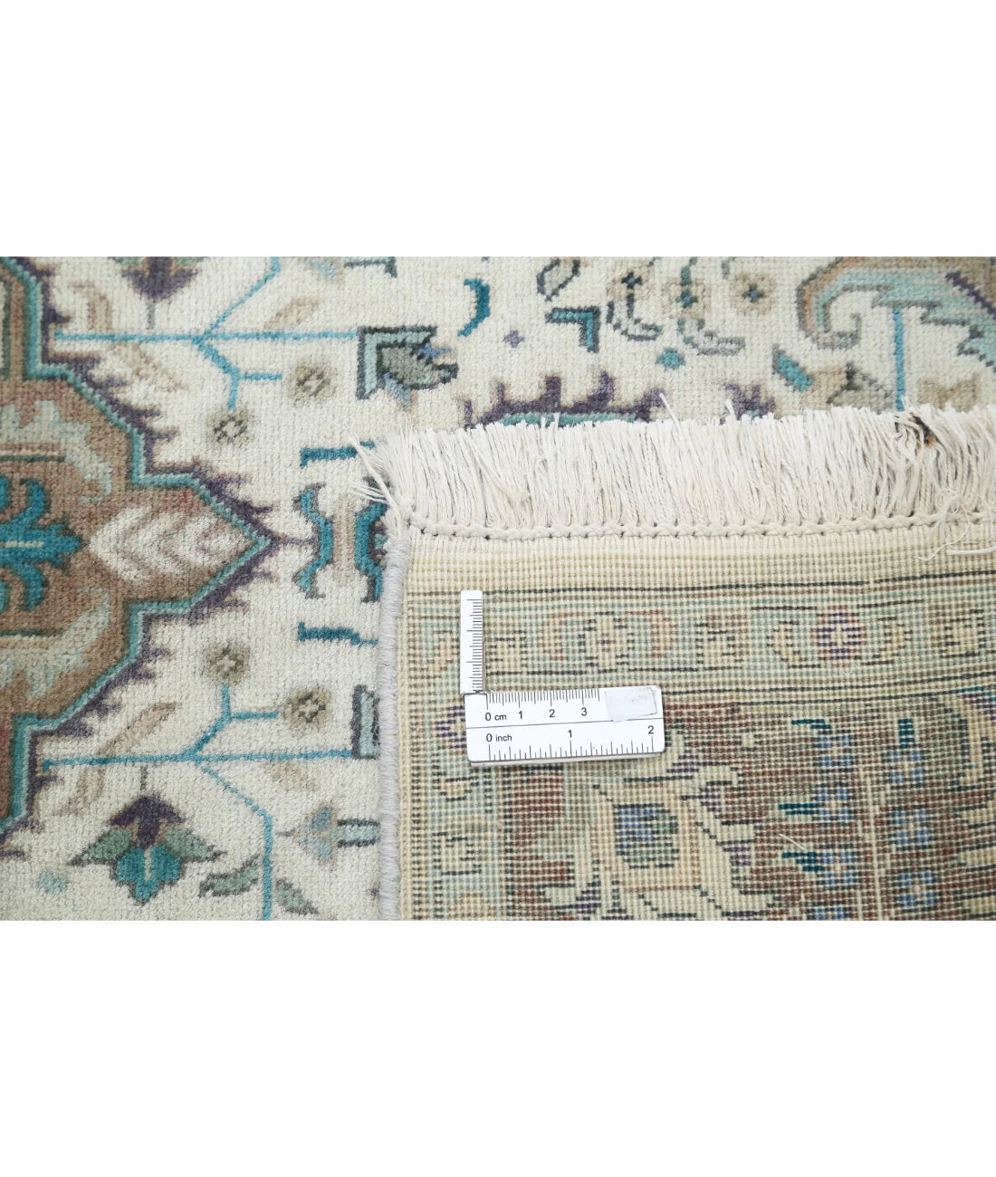 Vintage Persian Tabriz Hand-Knotted Wool Heirloom Rug
