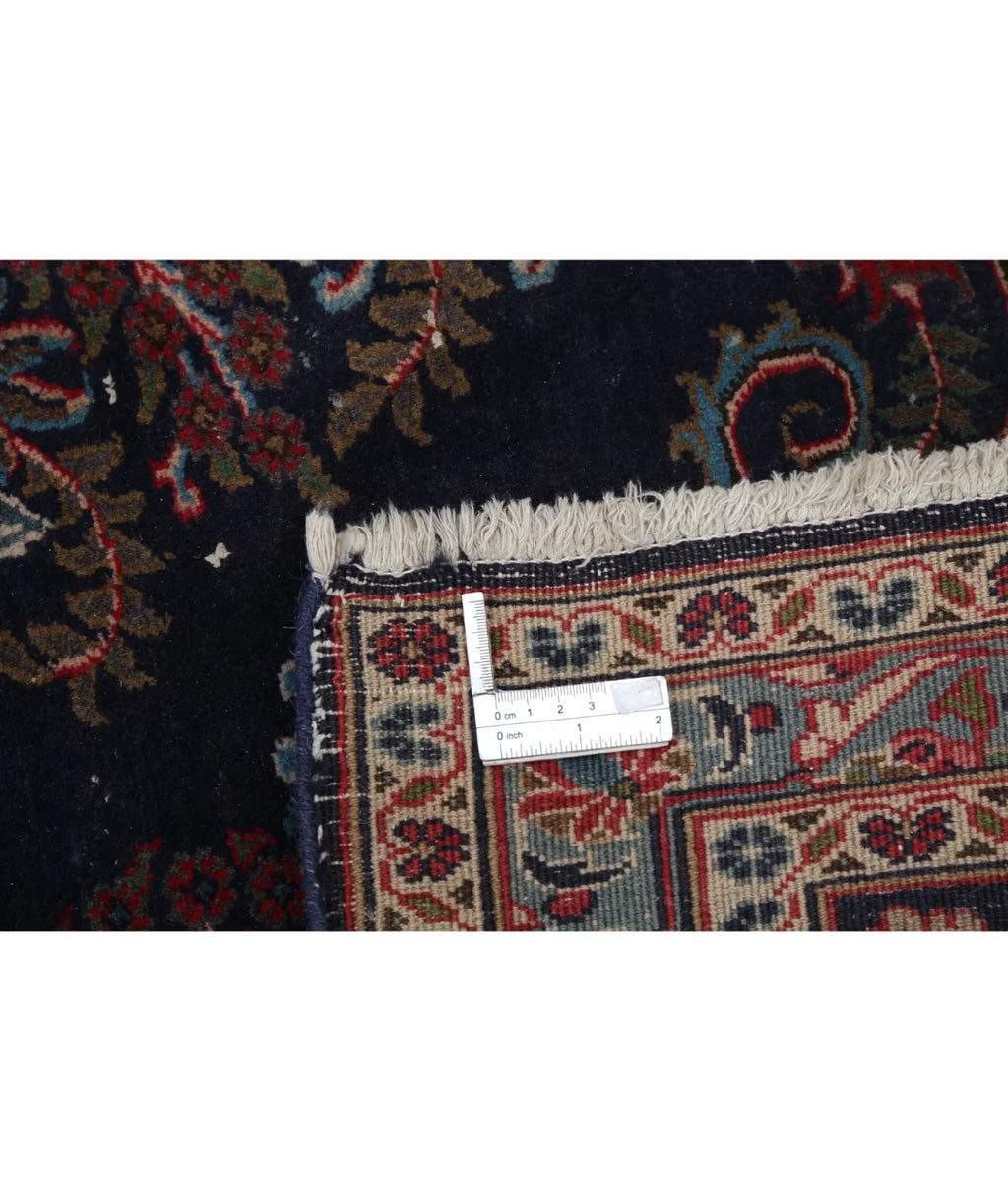 Antique Sarouk Royal Medallion Wool Rug