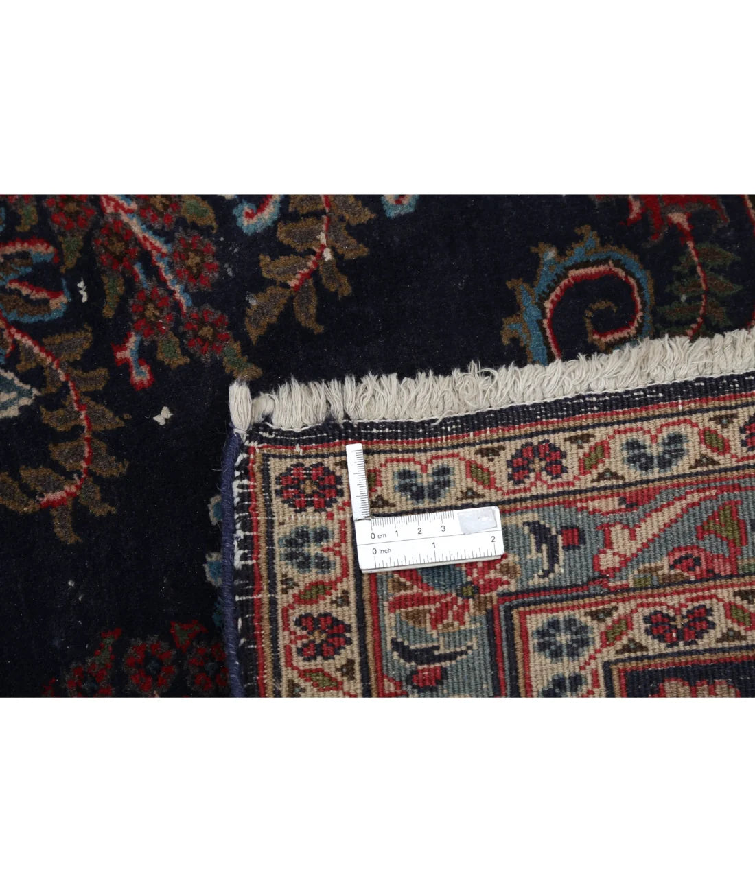 Antique Sarouk Royal Medallion Wool Rug