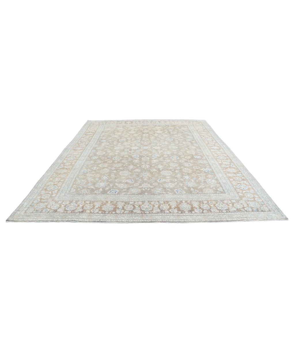 Hand-Knotted Botanical Filigree Wool Rug