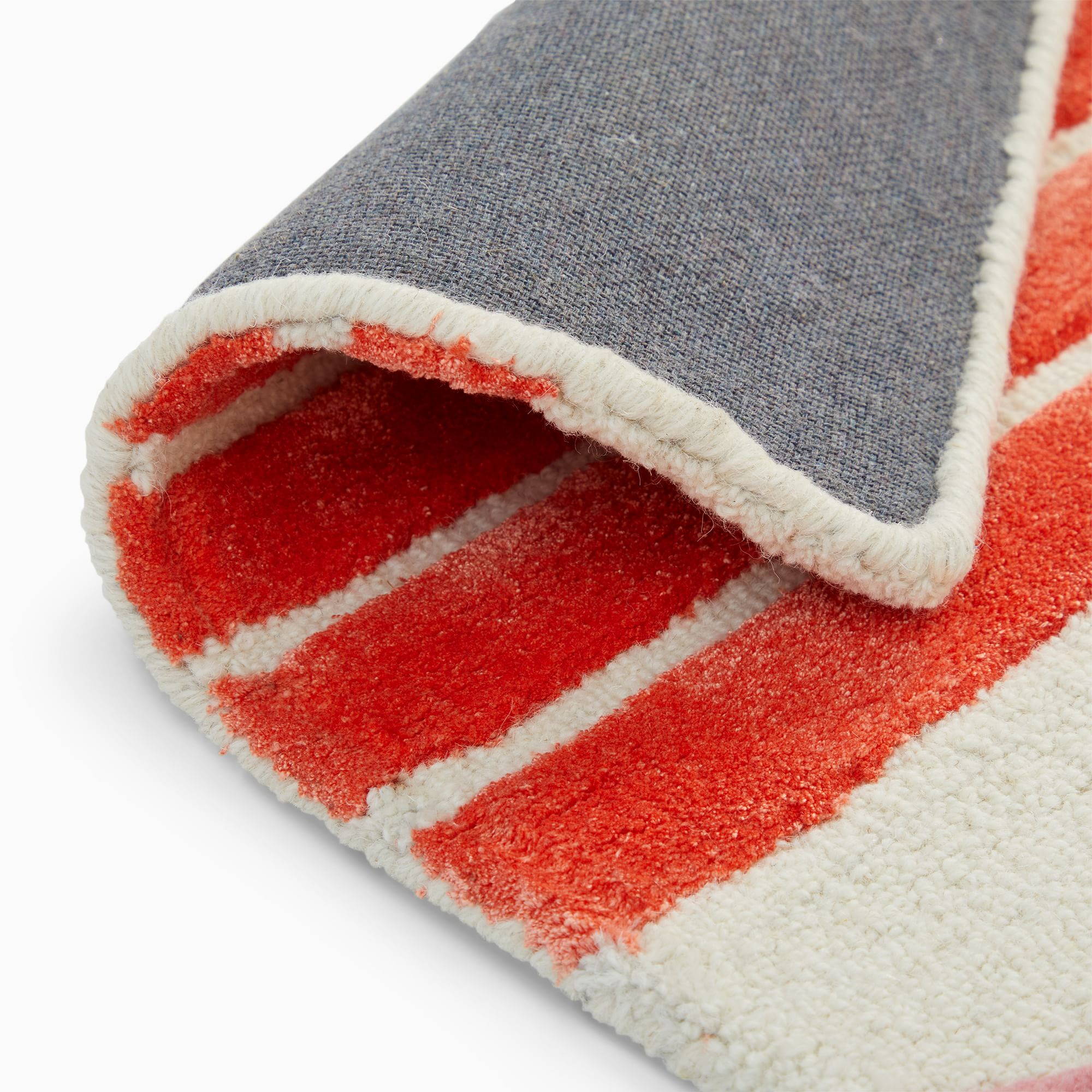 Sunset Geometry Wool Rug