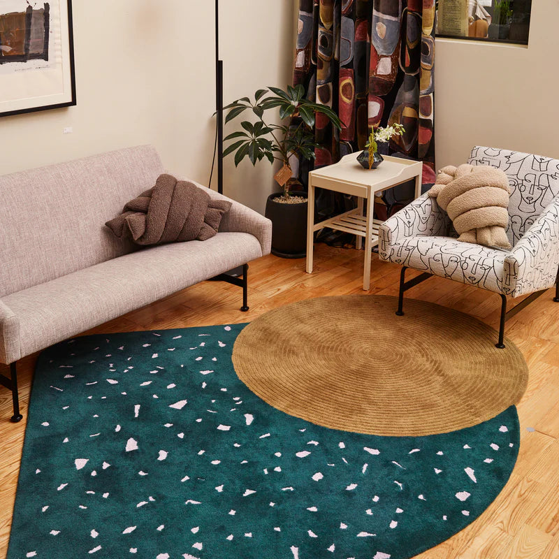 Premium Terrazzo Design Wool Rug