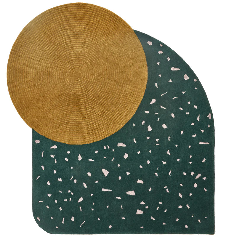 Premium Terrazzo Design Wool Rug