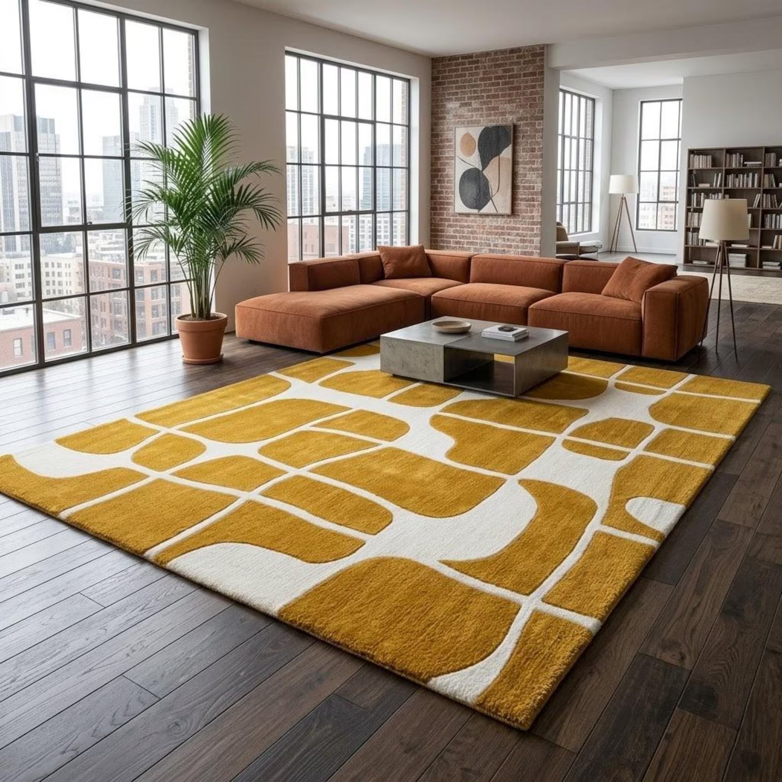 Modern Geometric Area Rug