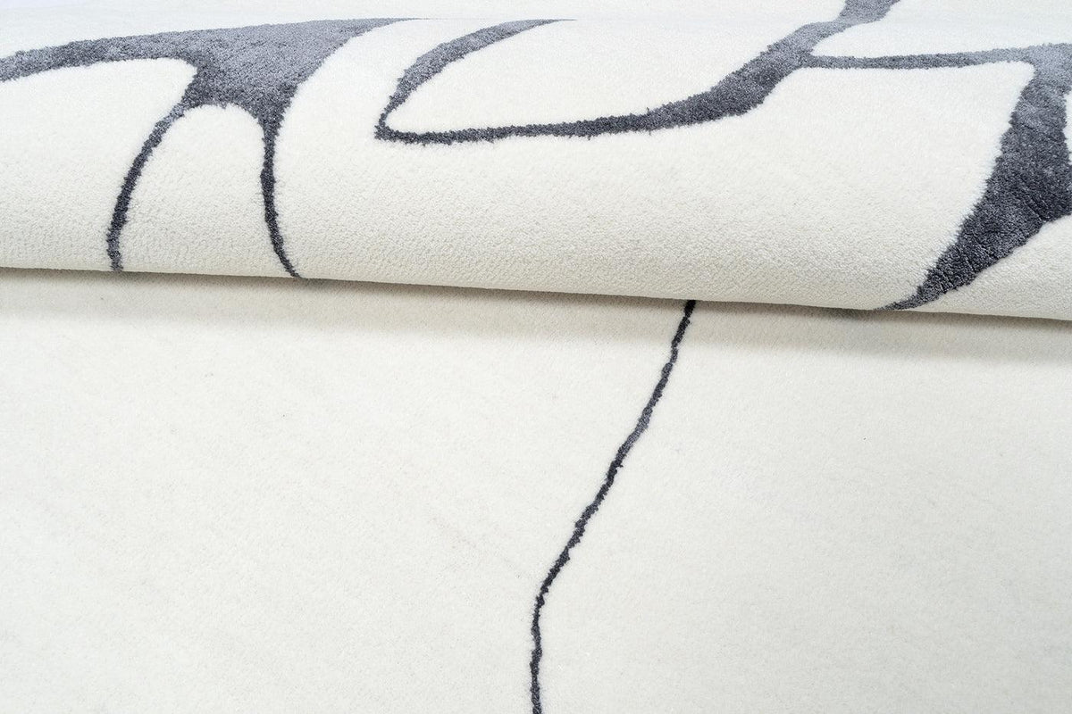 Kyoto Minimalist Hand-Tufted Viscose Rug
